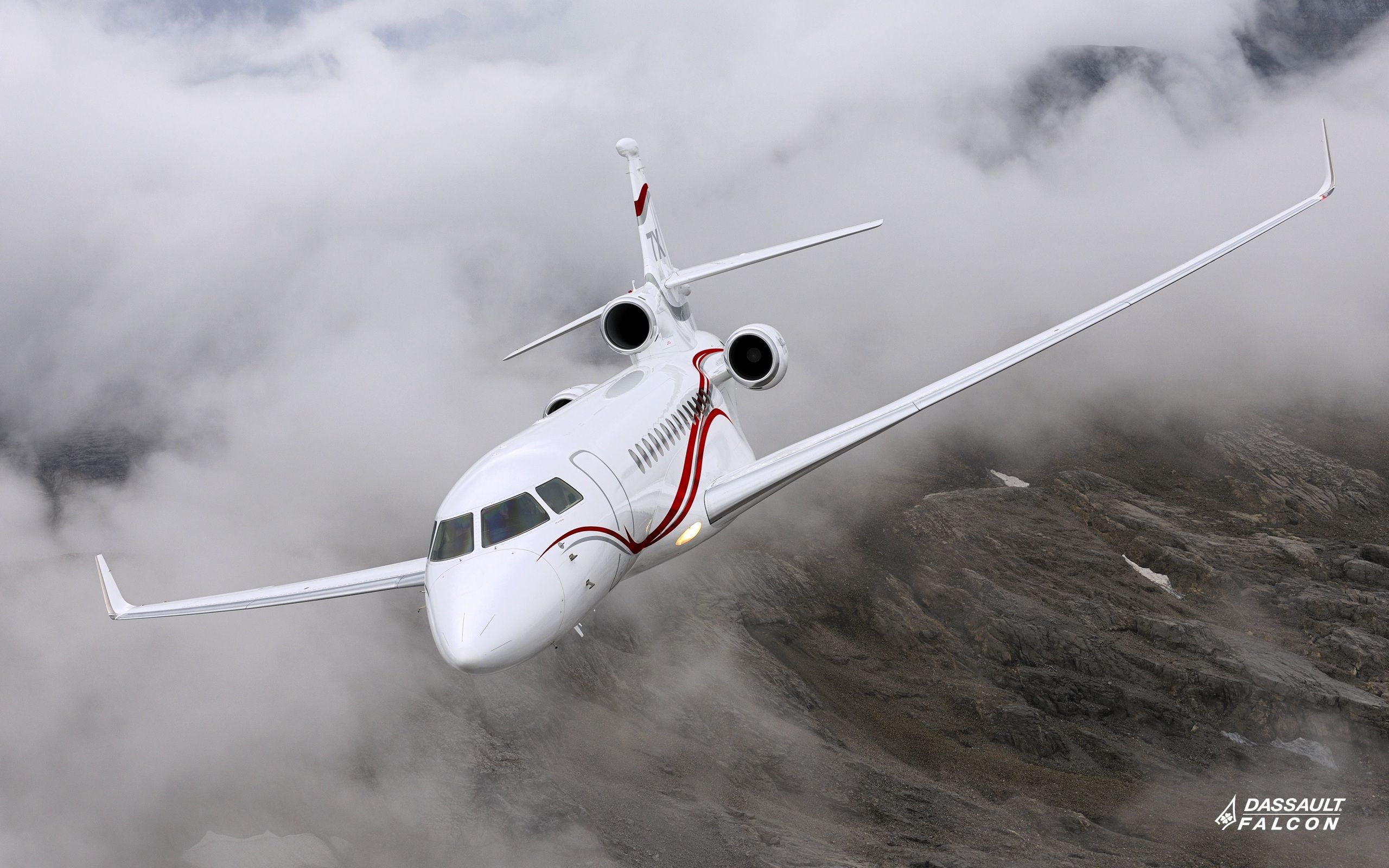 2560x1600 Wallpaper Dassault, business jet, falcon 7x for mobile and desktop, section авиация, resolution 2560x1600