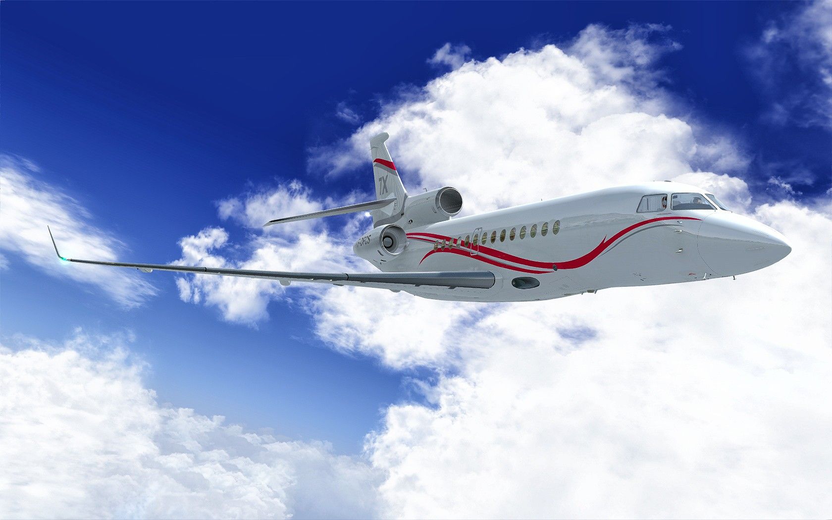 1680x1050 Falcon 7X (FSX FSX:SE P3D 2 3 P3D4)