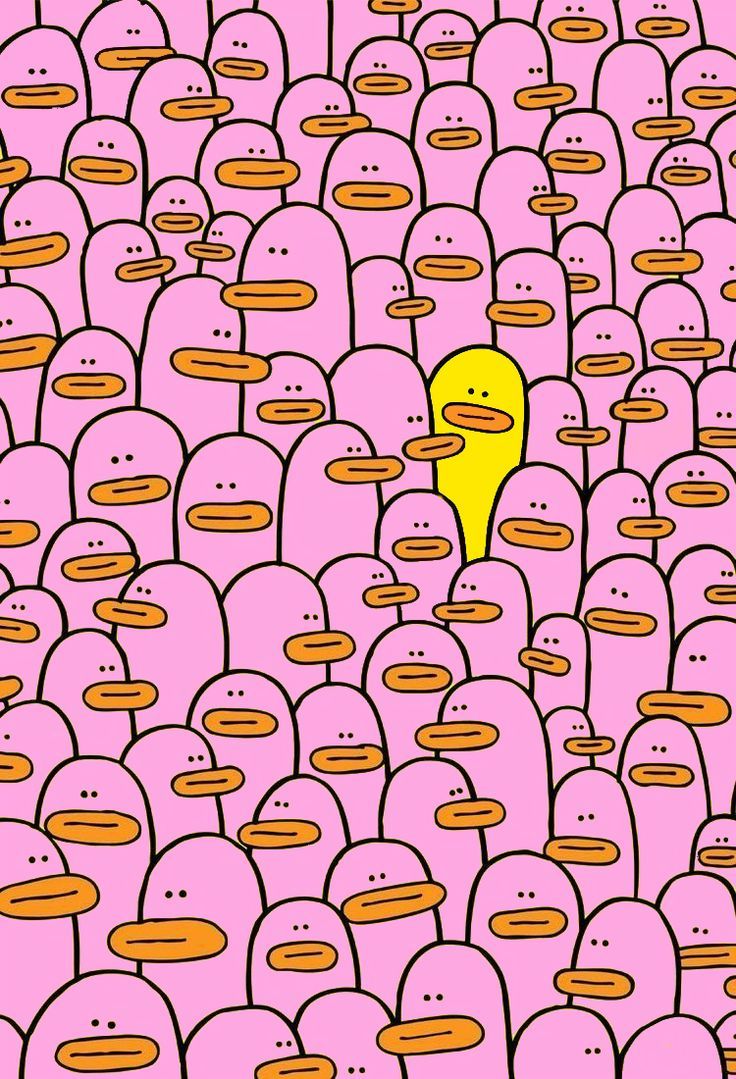 736x1079 Funny pattern background. Weird pattern wallpaper, Ducks background, Cute wallpaper