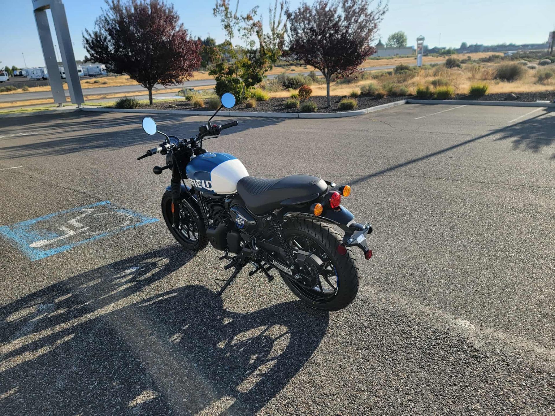 1920x1440 New 2024 Royal Enfield Hunter 350. Motorcycles In Pasco WA. R 300858 Rebel Blue