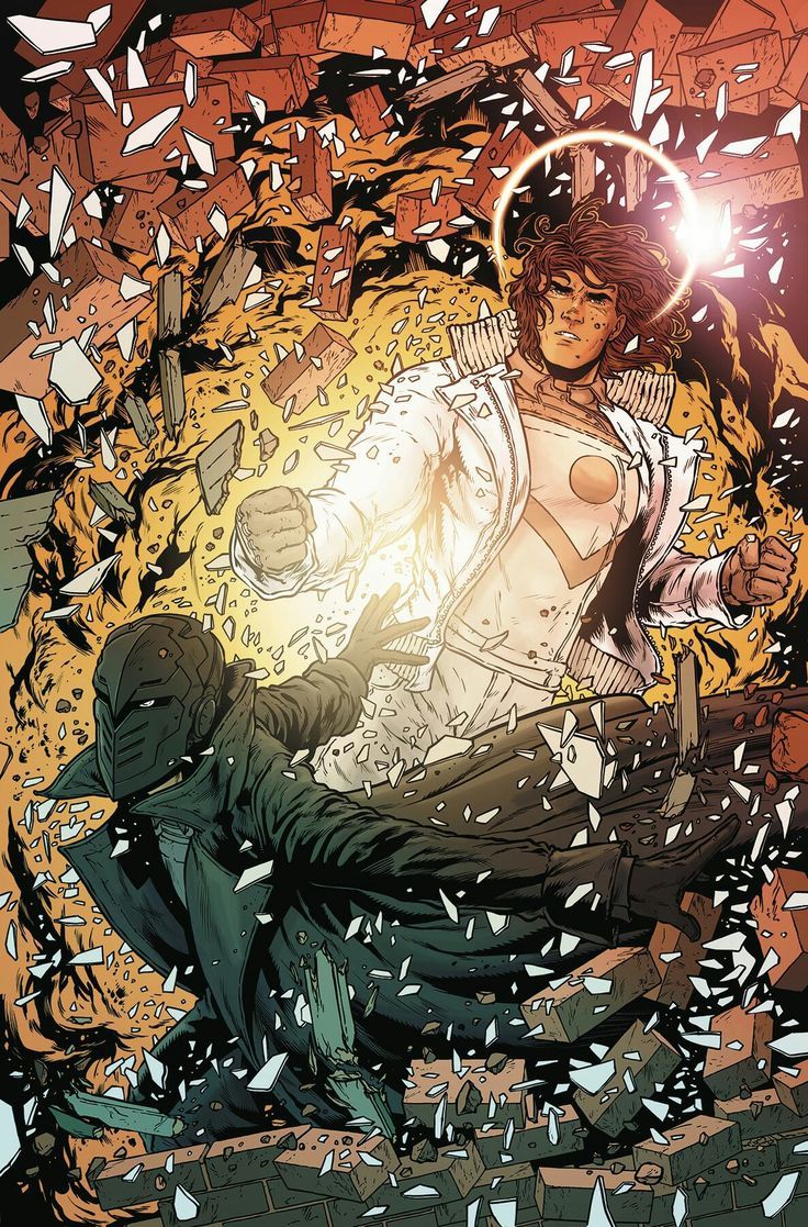 736x1117 The Wild Storm Apollo Midnighter Dc. Iron fist white suit, Marc spector art, Solstice dc
