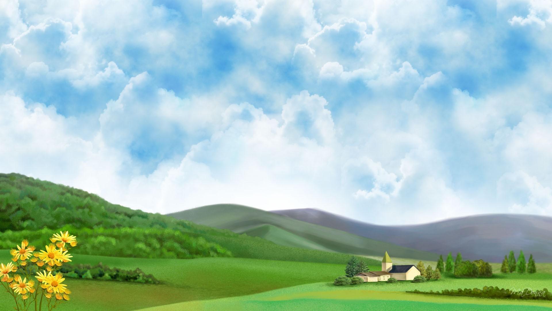 1920x1080 Farm Country HD desktop wallpaper : Widescreen : High Definition