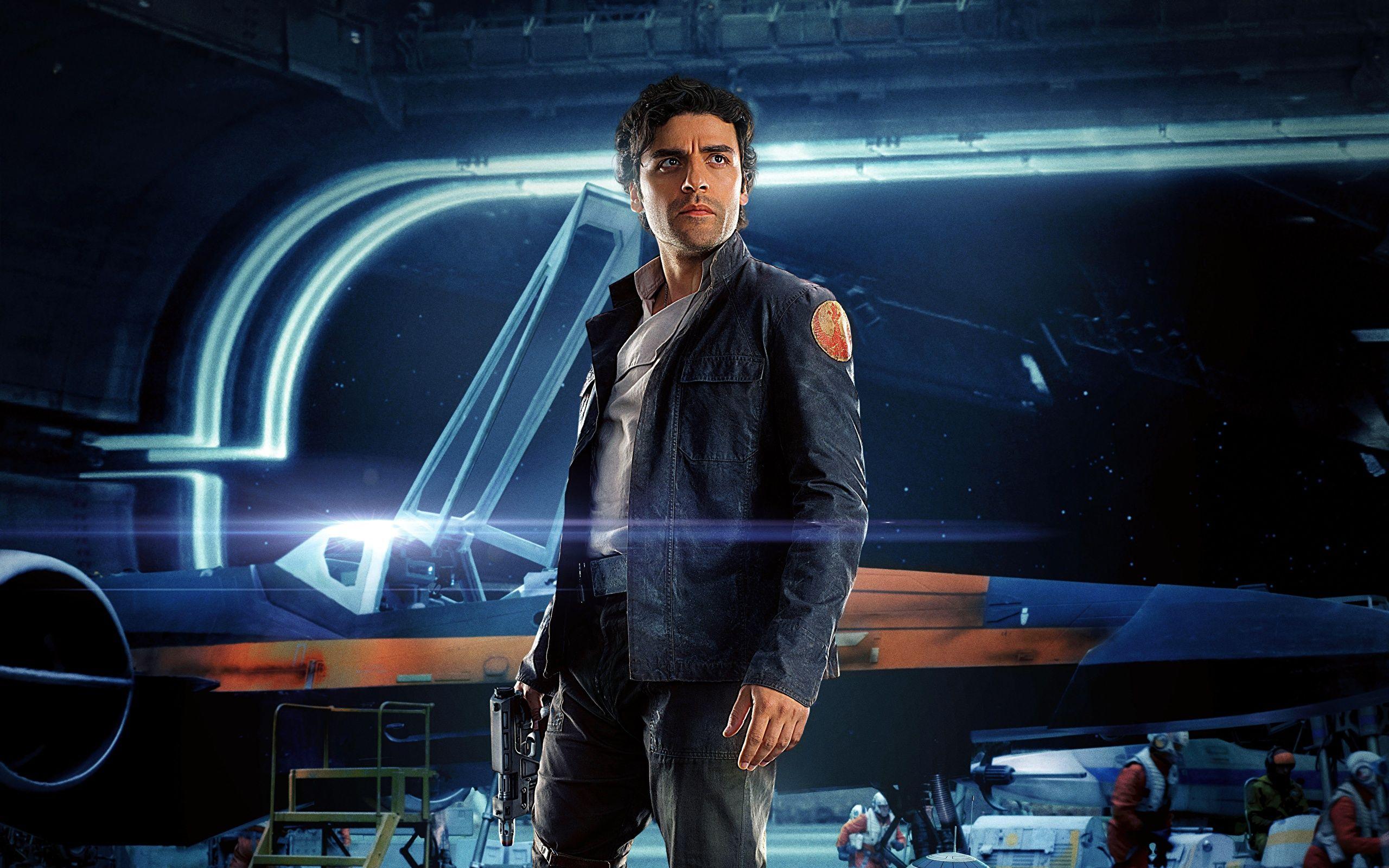 2560x1600 Wallpaper Star Wars: The Last Jedi Man Poe Dameron Movies 2560x1600
