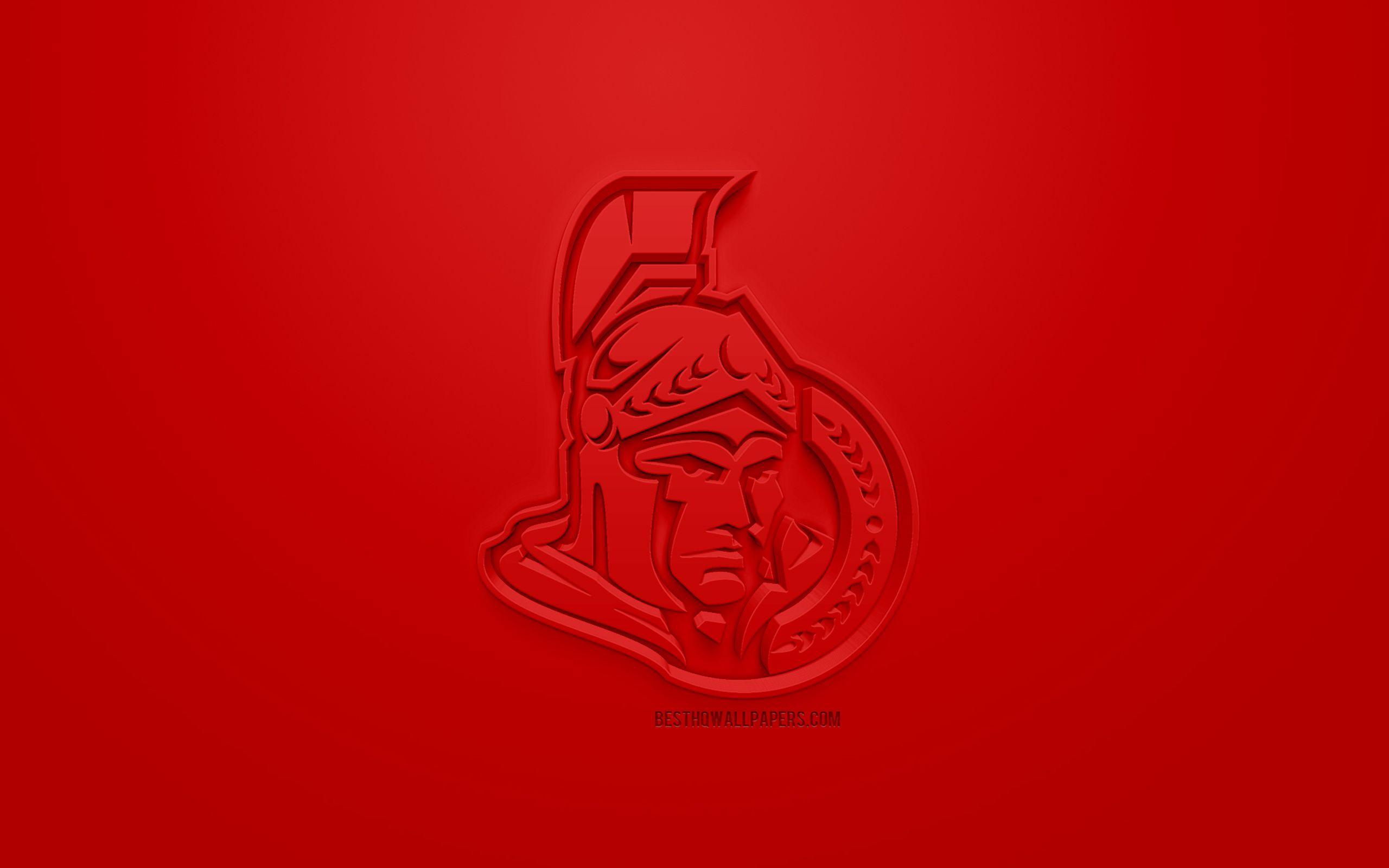 2560x1600 Download wallpaper Ottawa Senators, Canadian hockey club