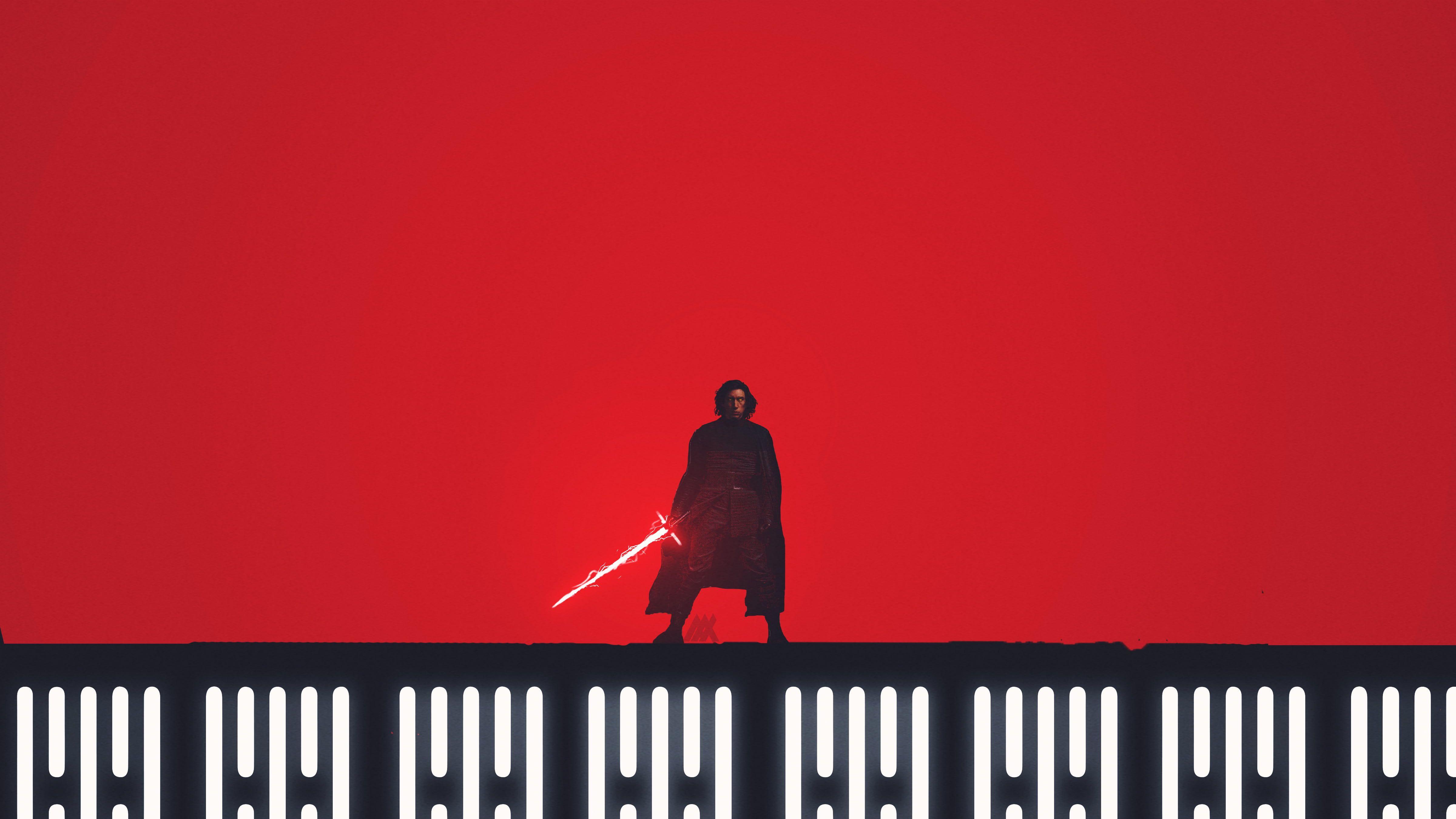 4800x2700 Kylo Ren on black platform HD wallpaper