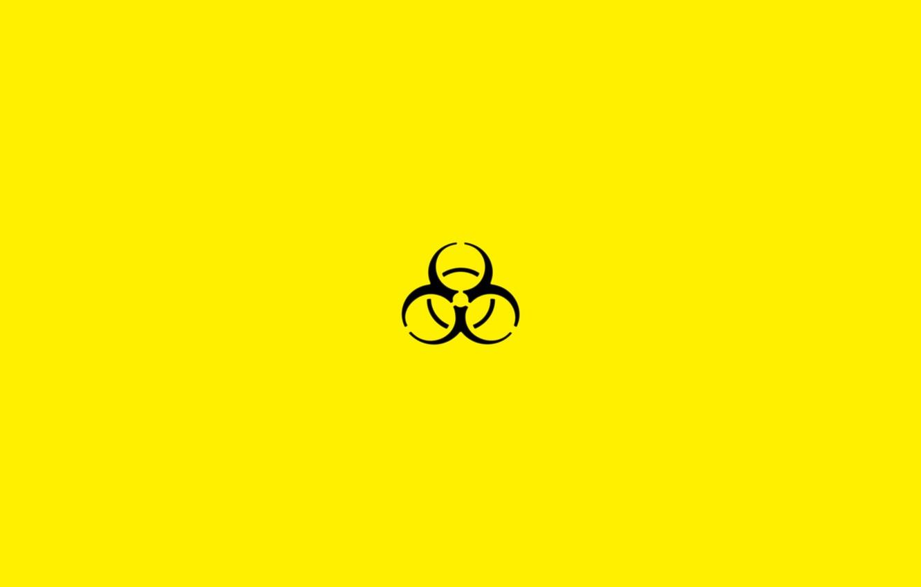 1332x850 Wallpaper danger, sign, wallpaper, Biohazard, biological weapons image for desktop, section минимализм