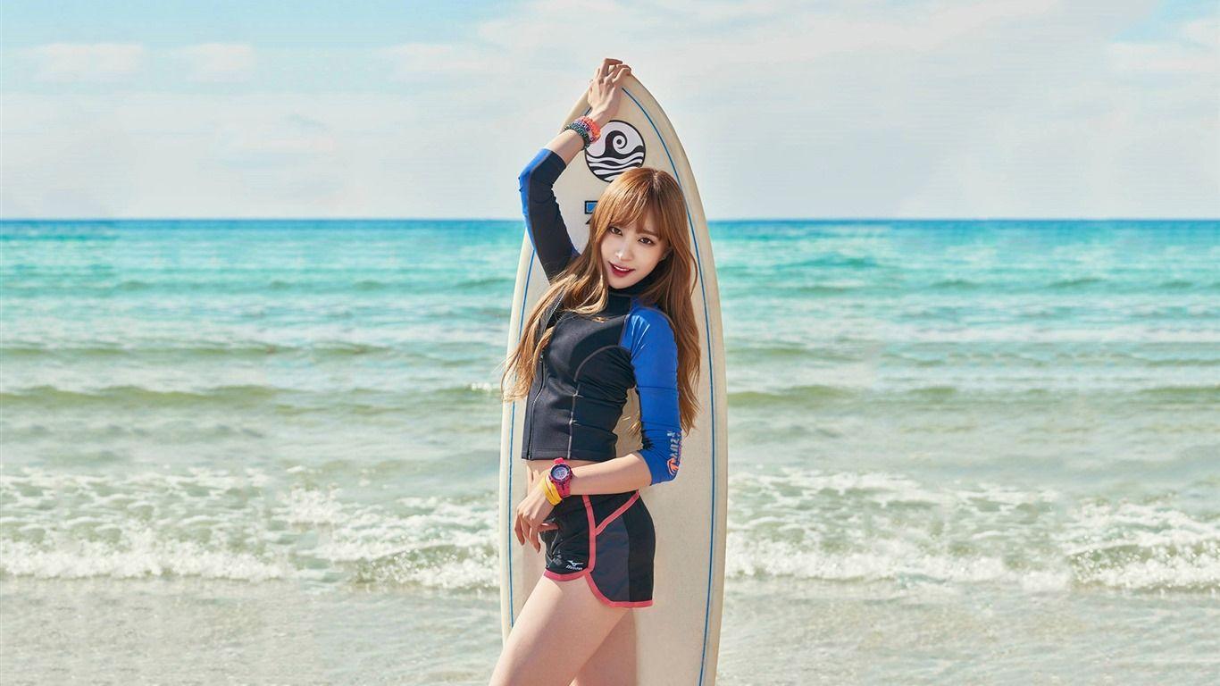 1366x768 EXID Korean music girls group HD wallpaper