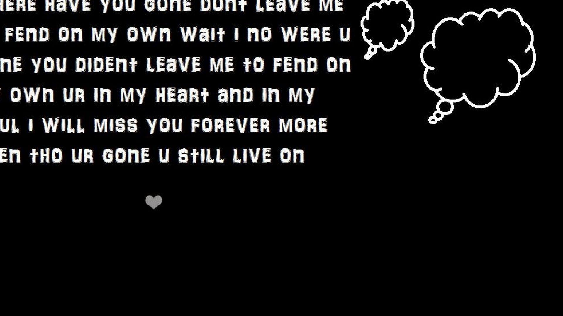 1920x1080 Free download DONT LEAVE ME ALONE WALLPAPER 59928 HD Wallpaper
