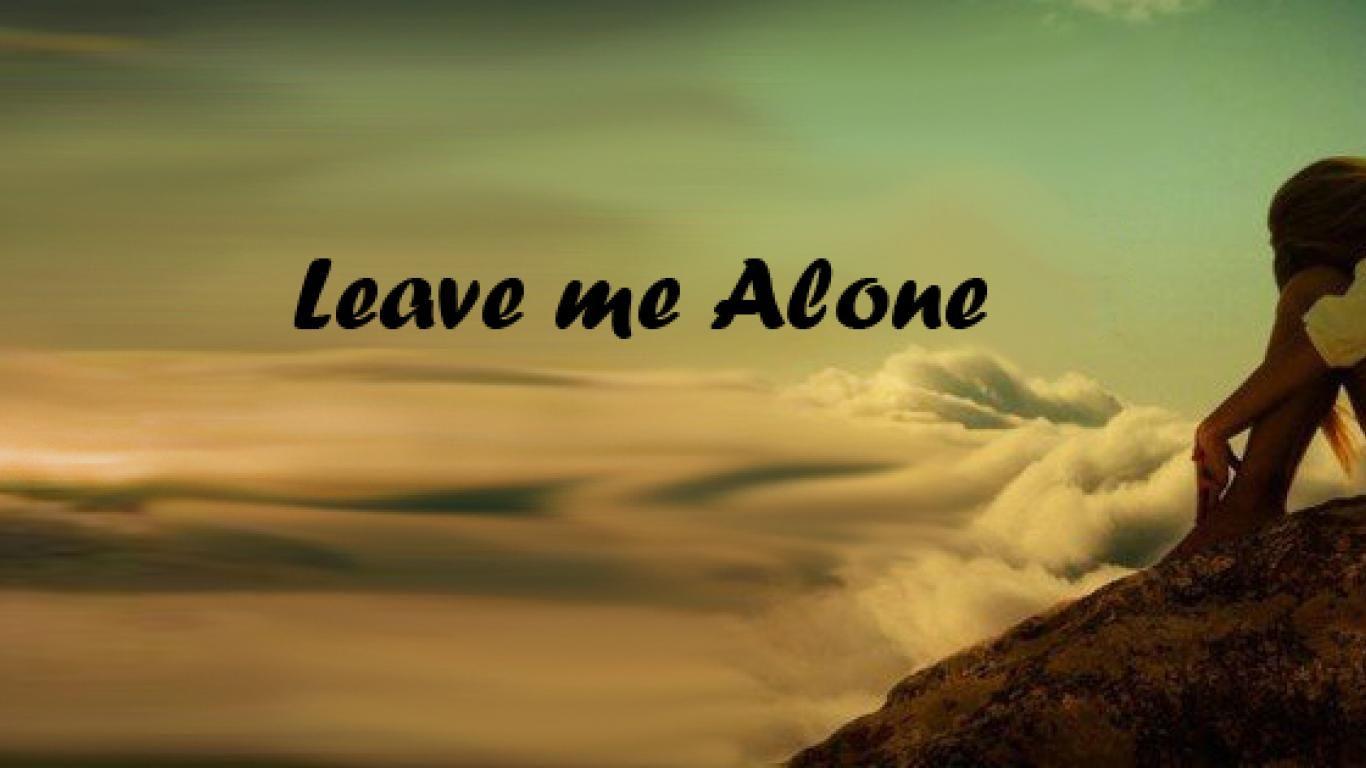 Alone i break. Leave Alone. Alone надпись. Обложка для Facebook. Leave me Alone обои.