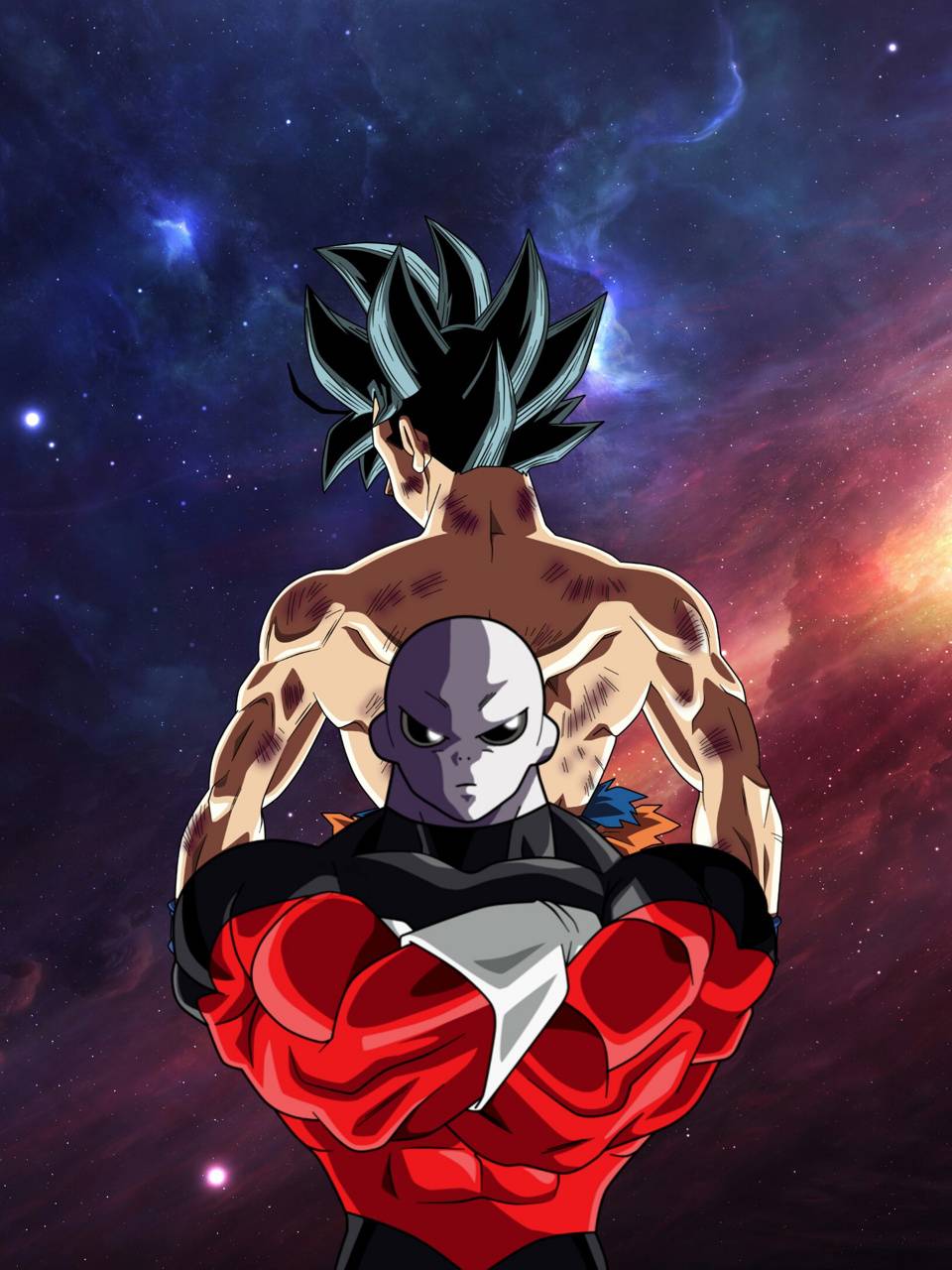 960x1280 Goku and Jiren wallpaper