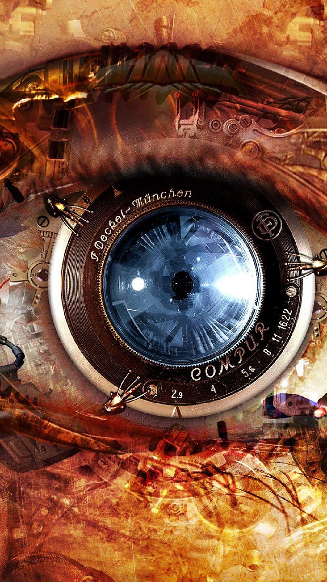 1080x1920 Free download Eye Steampunk iPhone 6 Wallpaper Download iPhone