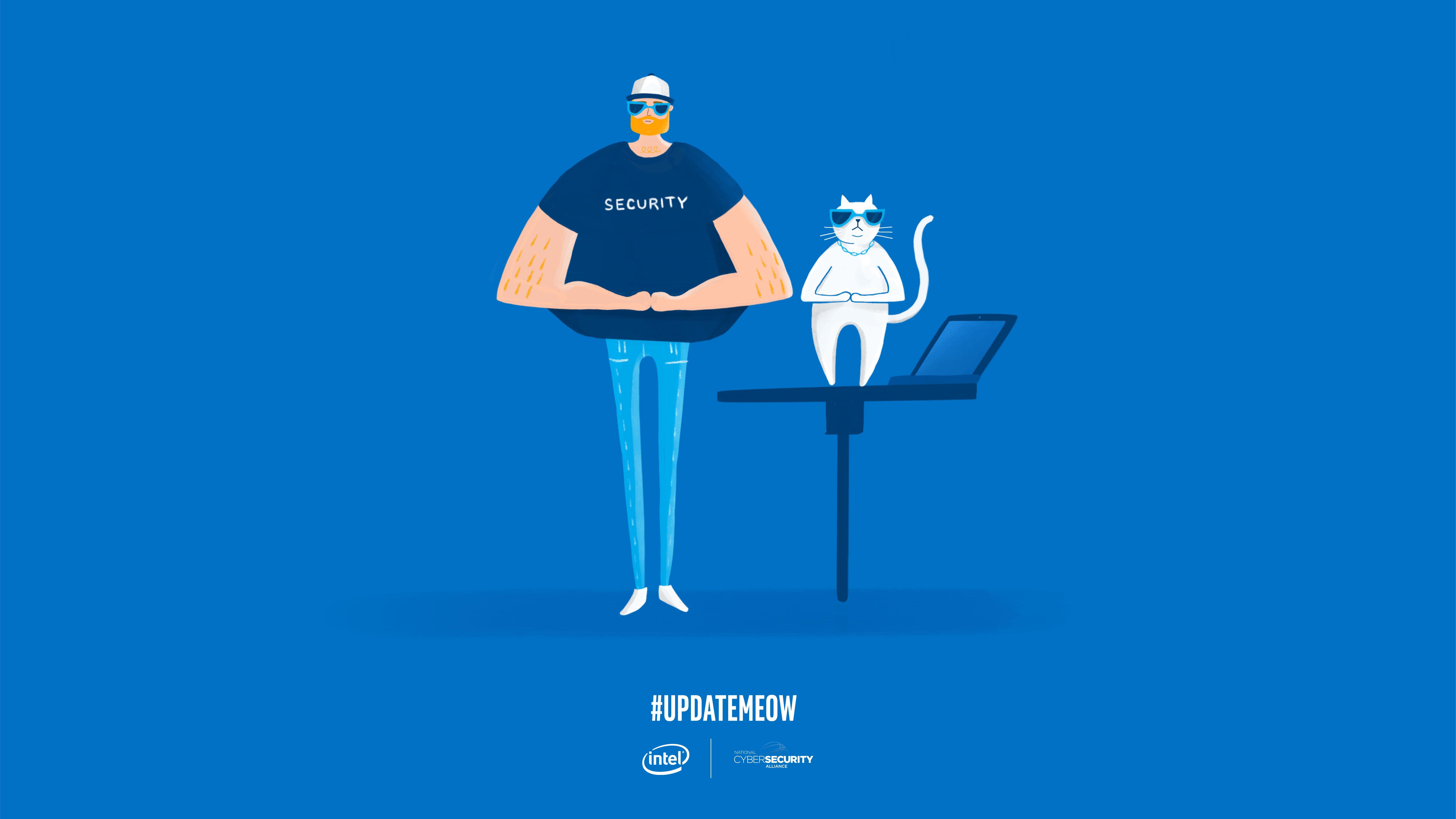 8001x4500 Update Cat Reminds You to Protect Your Data and Devices