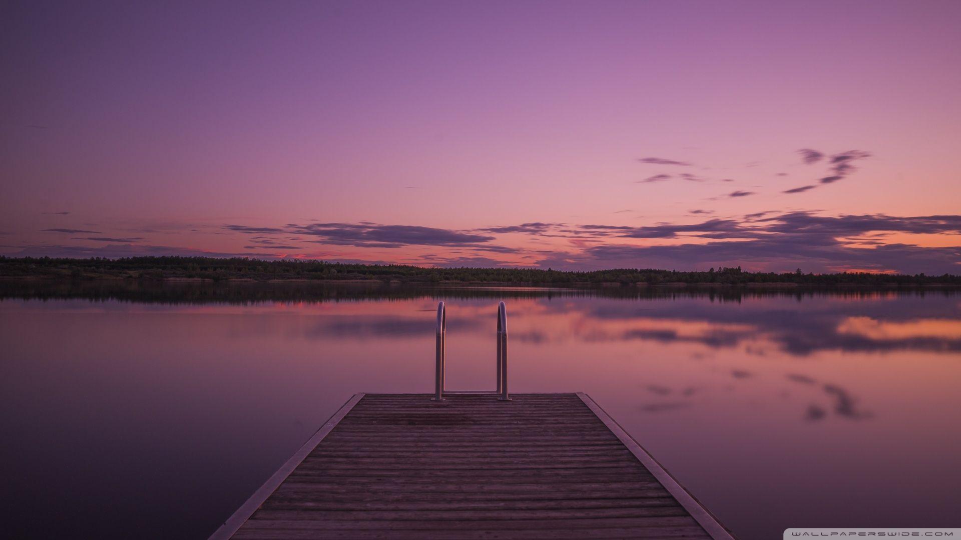 1920x1080 Purple Sunset Ultra HD Desktop Background Wallpaper for 4K UHD TV