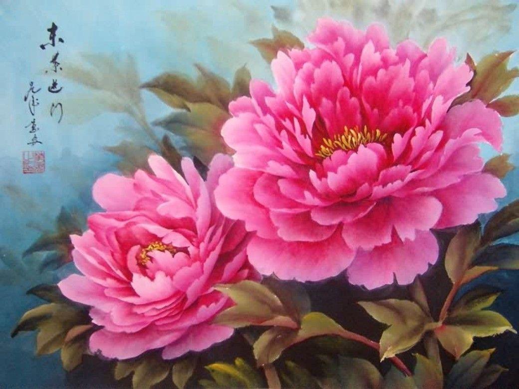 1040x779 Wallpaper Tagged With Oriental: Floral Oriental Flowers Beauty