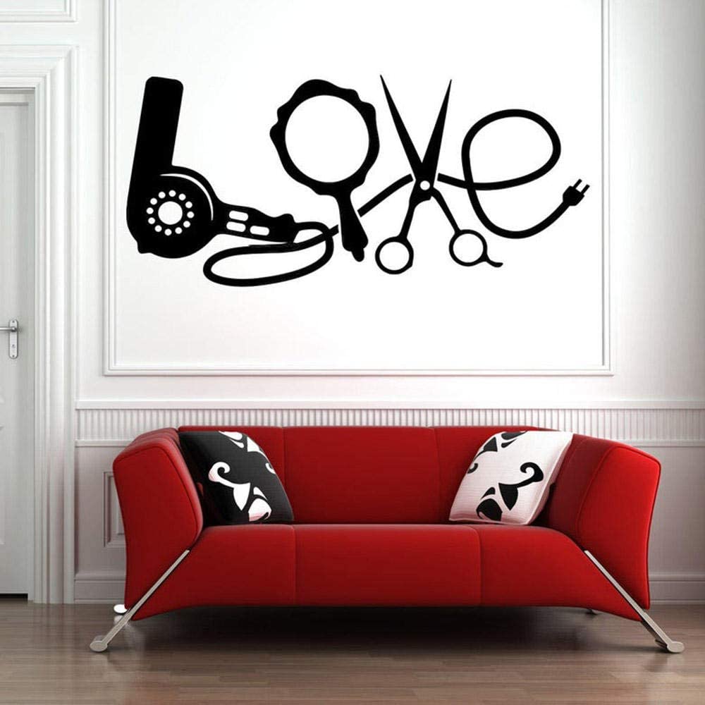 1000x1000 zrisic Wall Stickers Hair Salon Wall Window Decal Vinyl Wallpaper