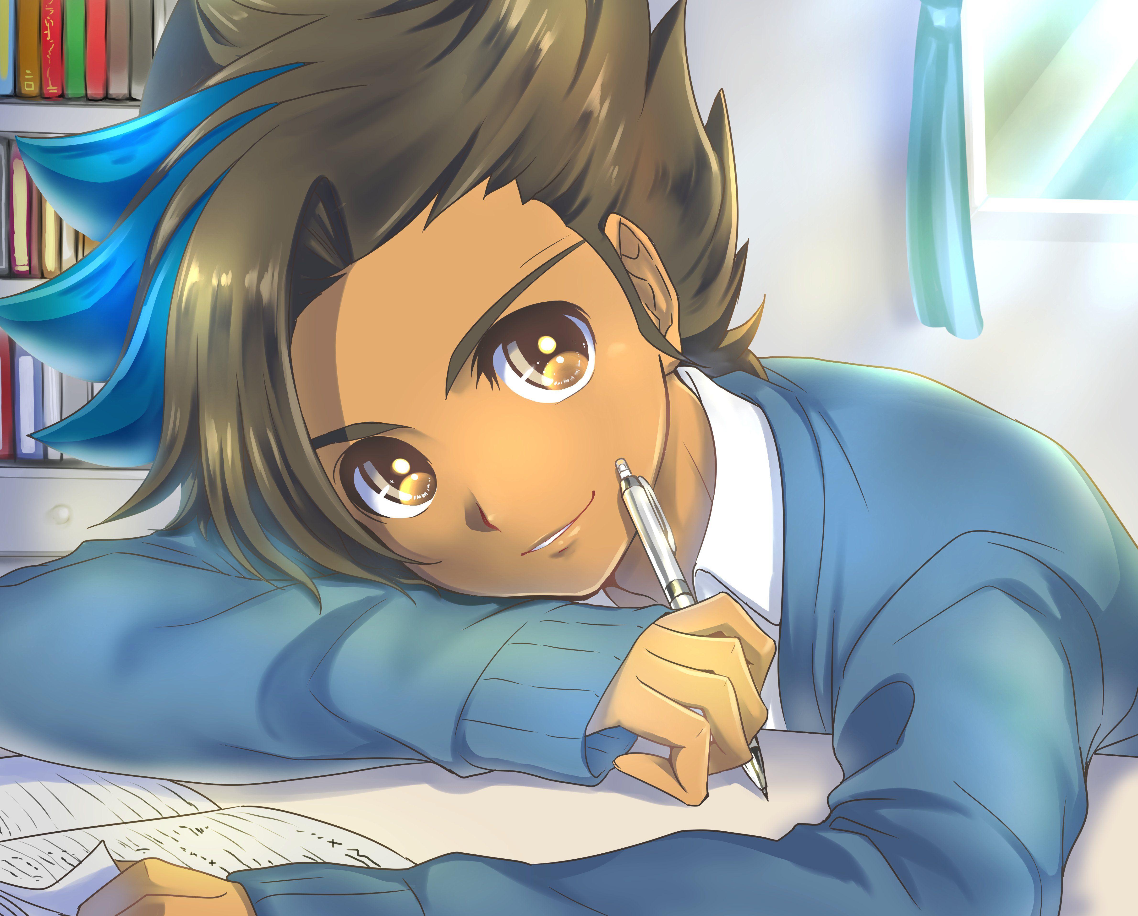 4760x3832 Inazuma Eleven GO Galaxy Inazuma Eleven GO Matatagi Hayato Pencil