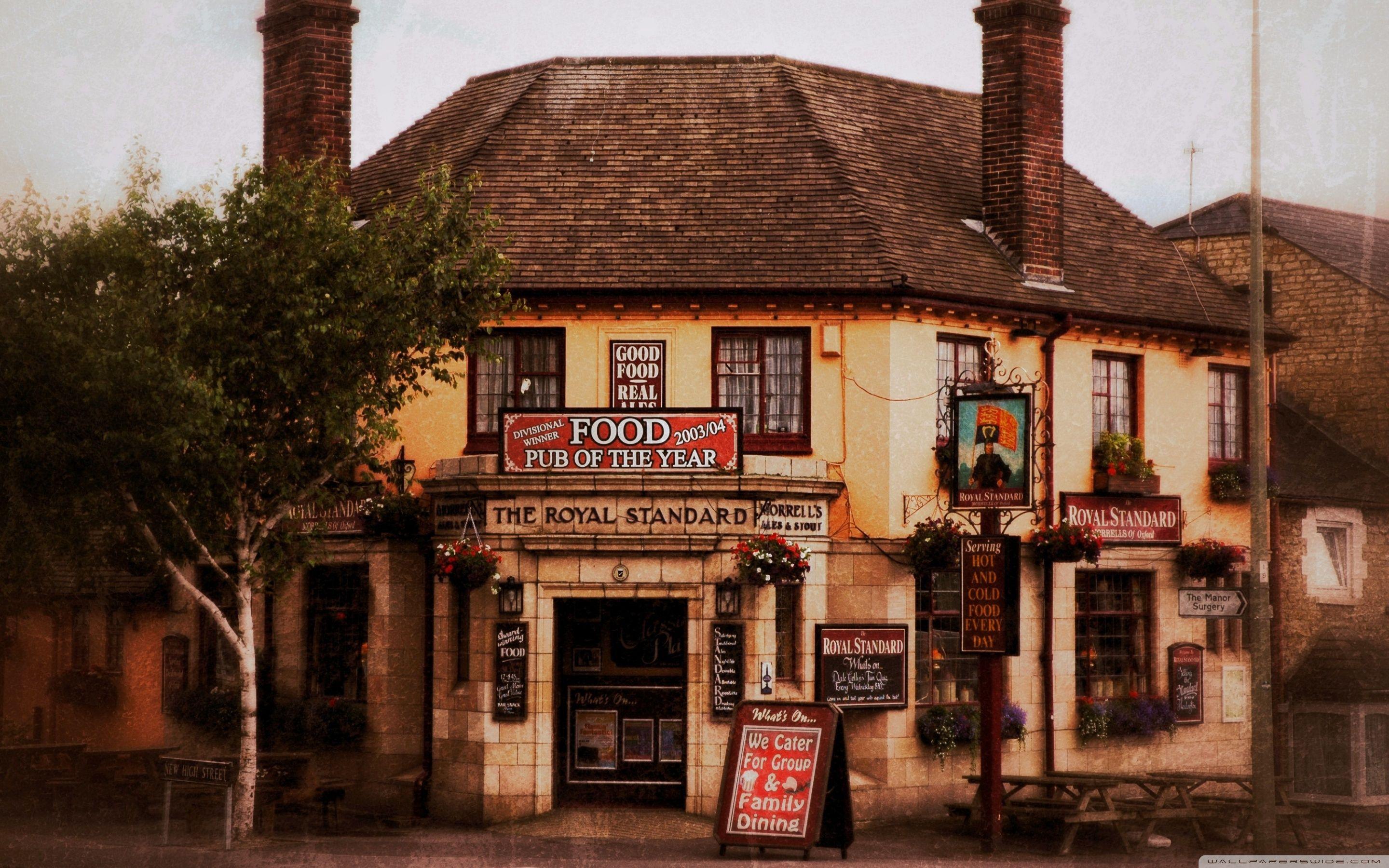 2880x1800 Old English Pub Ultra HD Desktop Background Wallpaper for 4K UHD
