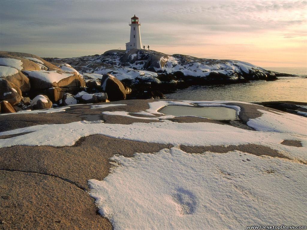 1024x768 Desktop Wallpaper Natural Background Peggys Cove, St Margarets