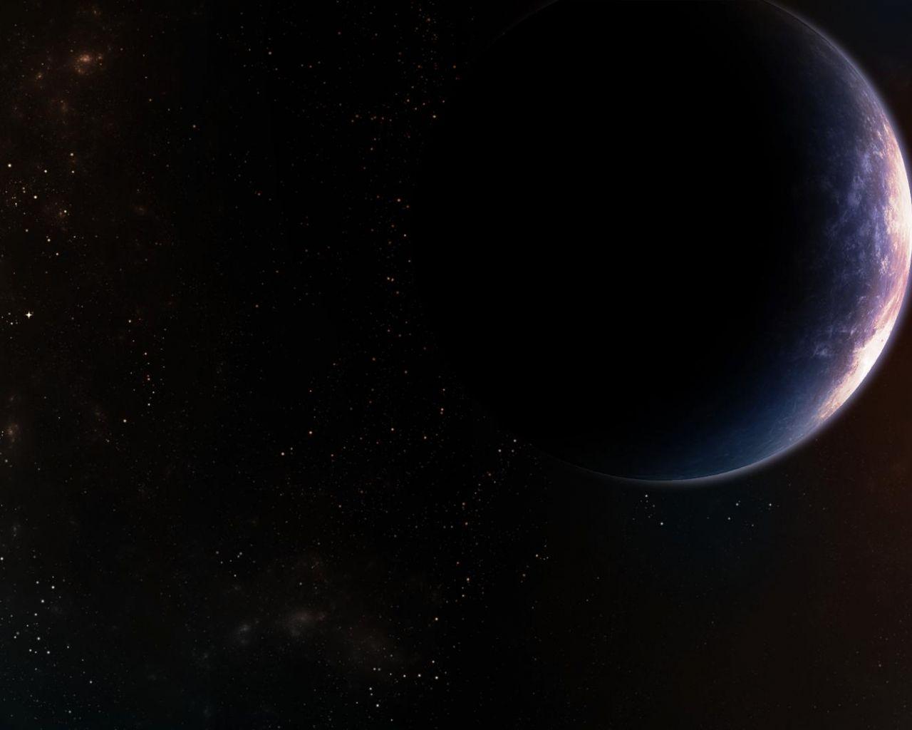 1280x1024 Free download My dual screen space wallpaper [3840x1080] Wallpaper