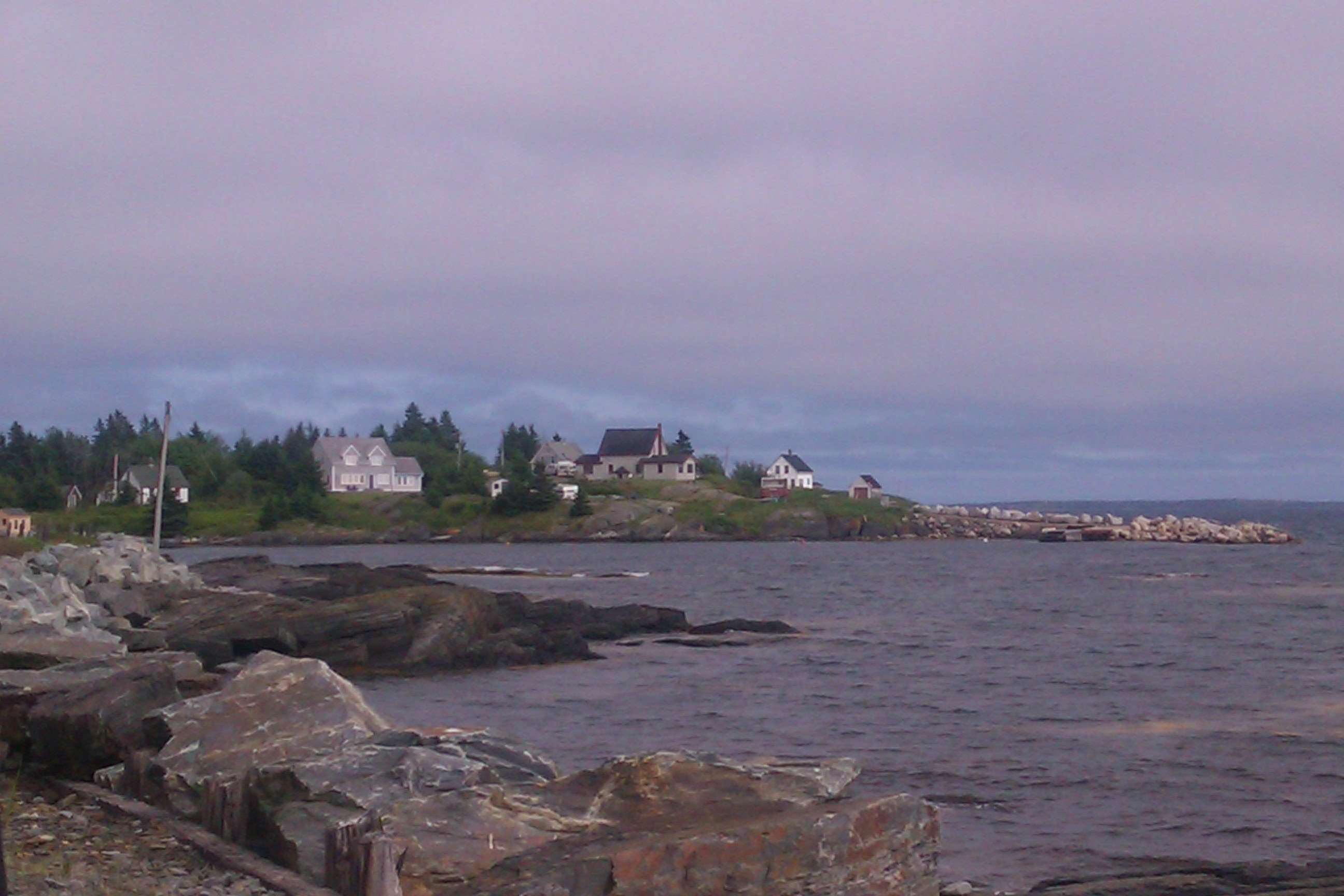 2592x1728 blue rocks nova scotia wallpaper and background