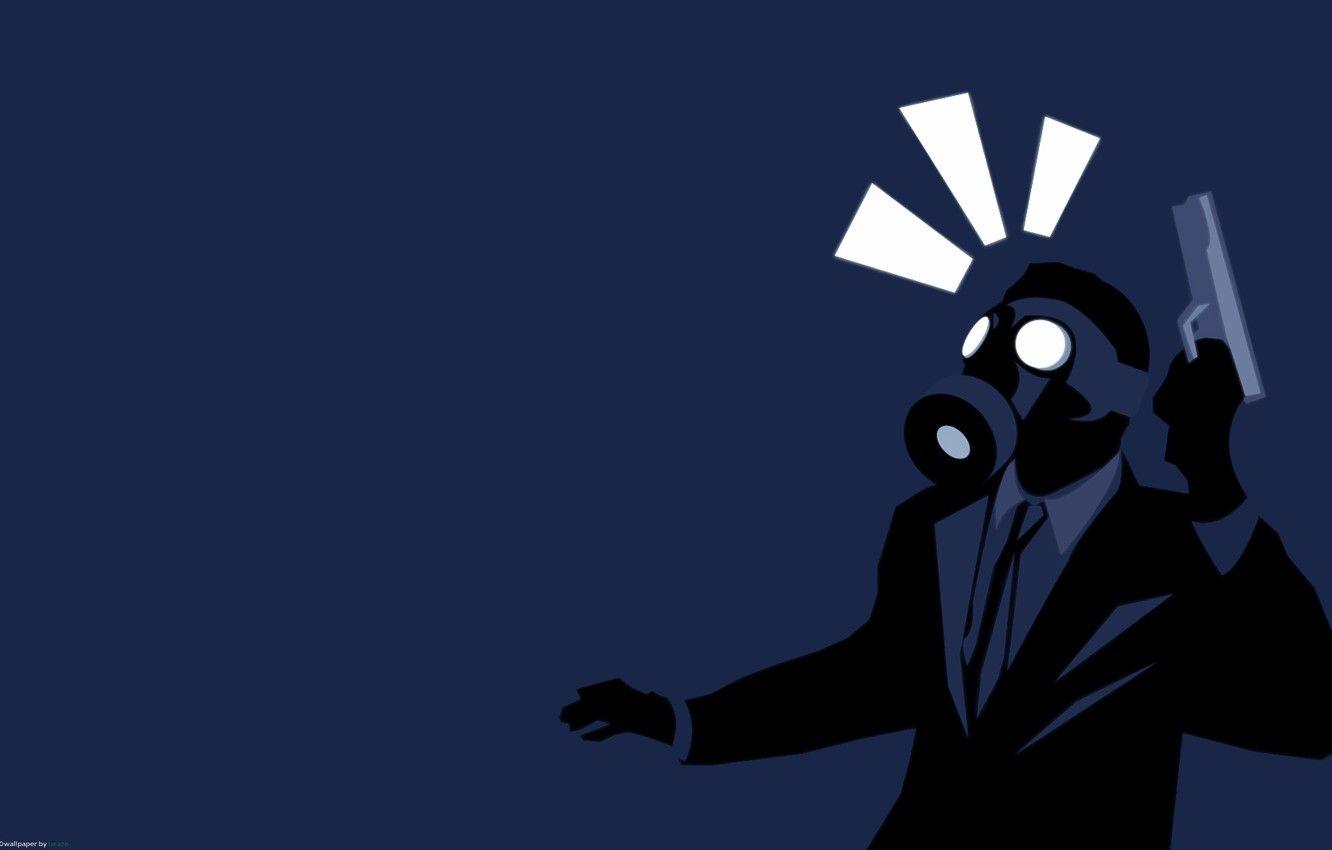 1332x850 Wallpaper gun, people, gas mask, tuxedo image for desktop