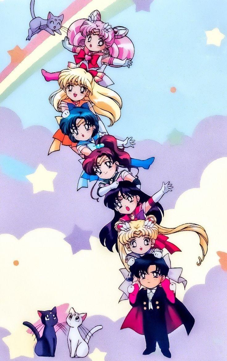 736x1170 Sailor Guardians As Kids Chibis, Poor .com