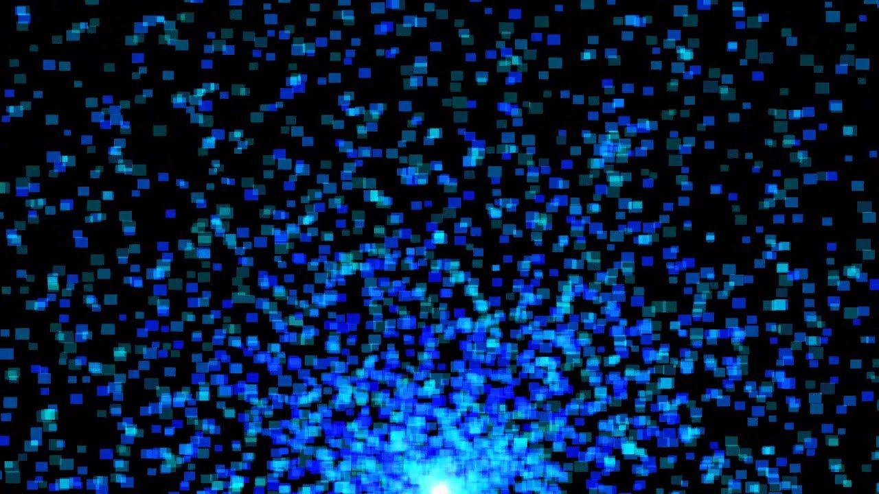 1280x720 Blue Pixel Generator Black Background ANIMATION FREE FOOTAGE HD