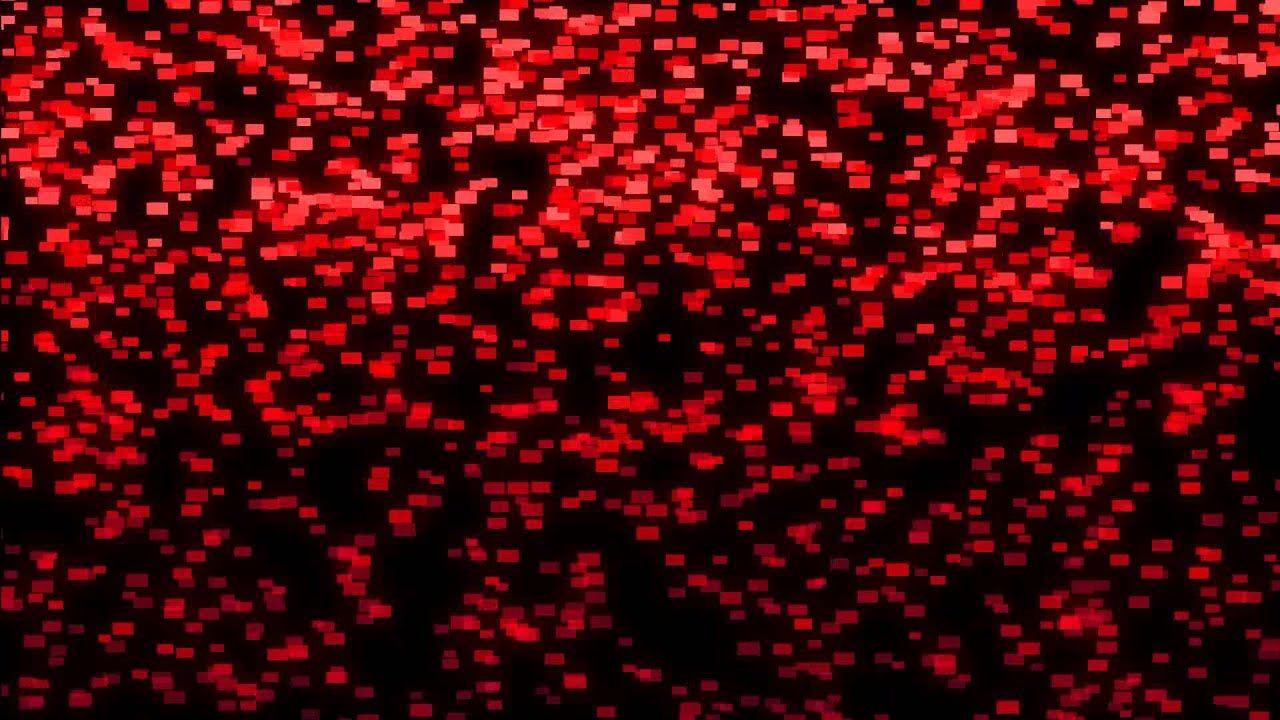 1280x720 Red Pixel Rain Black Background ANIMATION FREE FOOTAGE HD