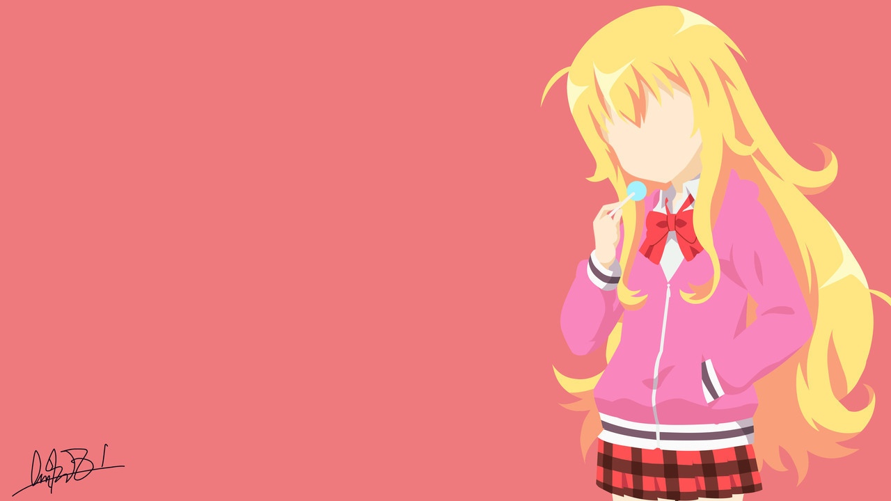 1280x720 Anime girl, satania and gabriel dropout anime on