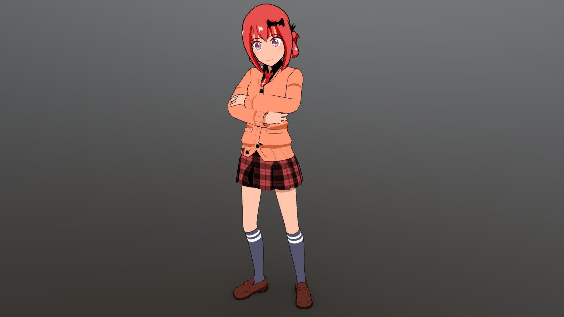 1920x1080 Satania DropOut Free 3D model by LazyDuchess [8d90bb8]