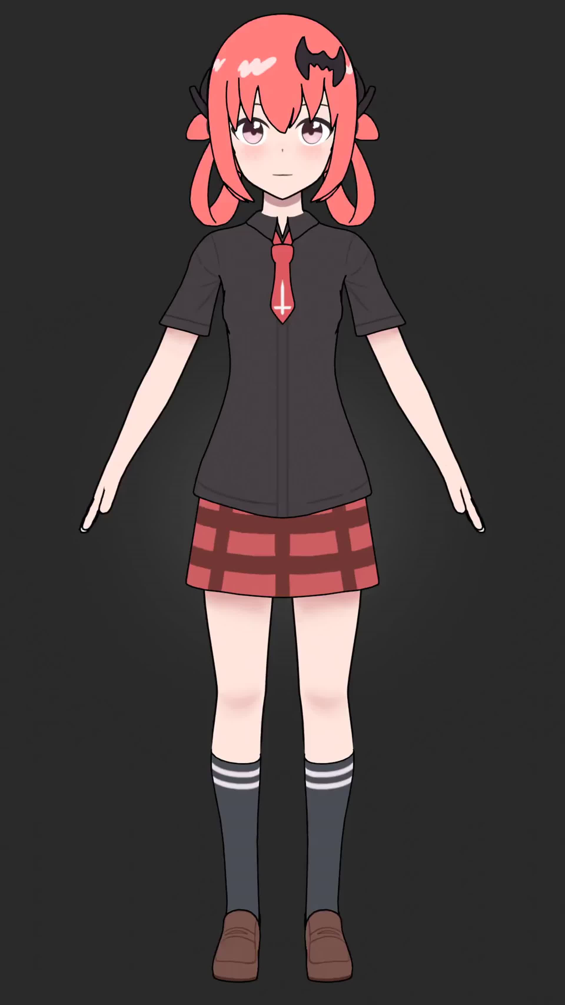 1920x3414 Satania 3D model.. Gabriel DropOut
