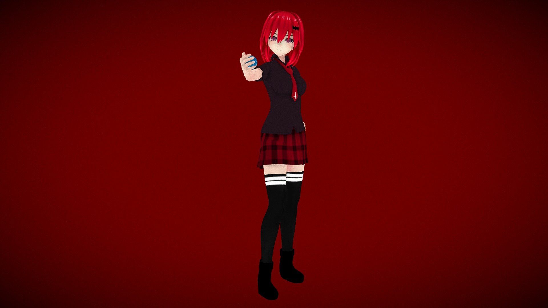 1920x1080 Satania[Gabriel Dropout] model by ItsMojo [b1d1be9]