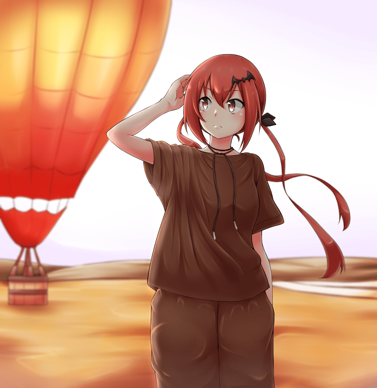1231x1267 Kurumizawa Satanichia McDowell Dropout by 77梅（nanaume） Anime Image Board