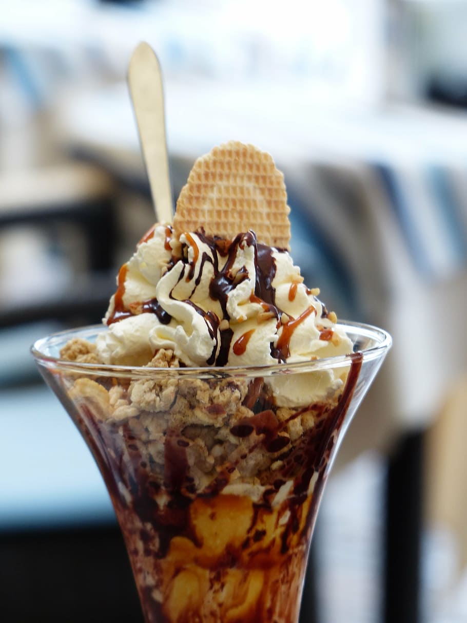 910x1213 Ice Cream, Sundae 1080P, 2K, 4K, 5K HD wallpaper free download