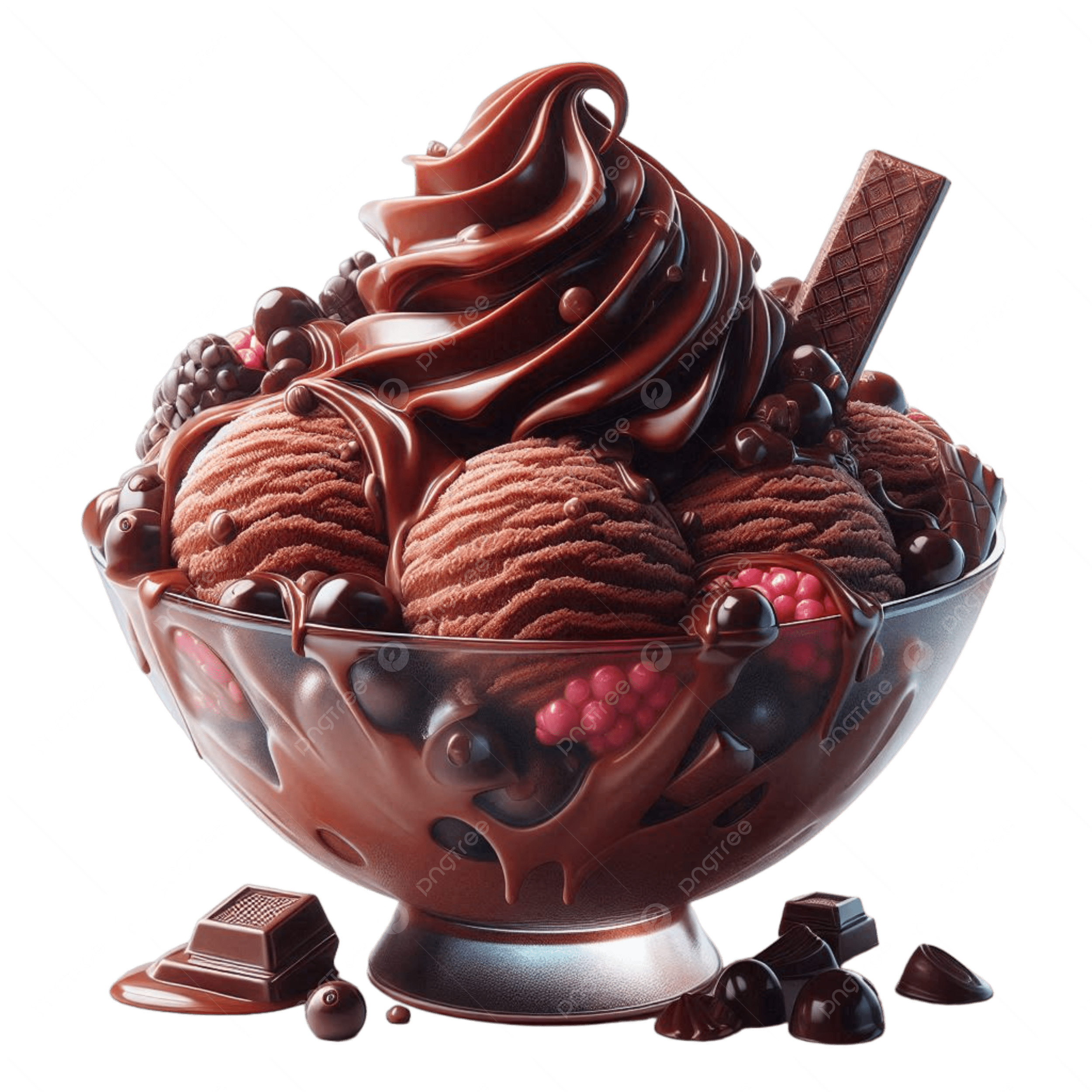 2500x2500 Luscious Chocolate Ice Cream Cup 3D, Luscious Chocolate, Ice Cream Cup 3D, Ice Cream PNG Transparent Image and Clipart for Free Download