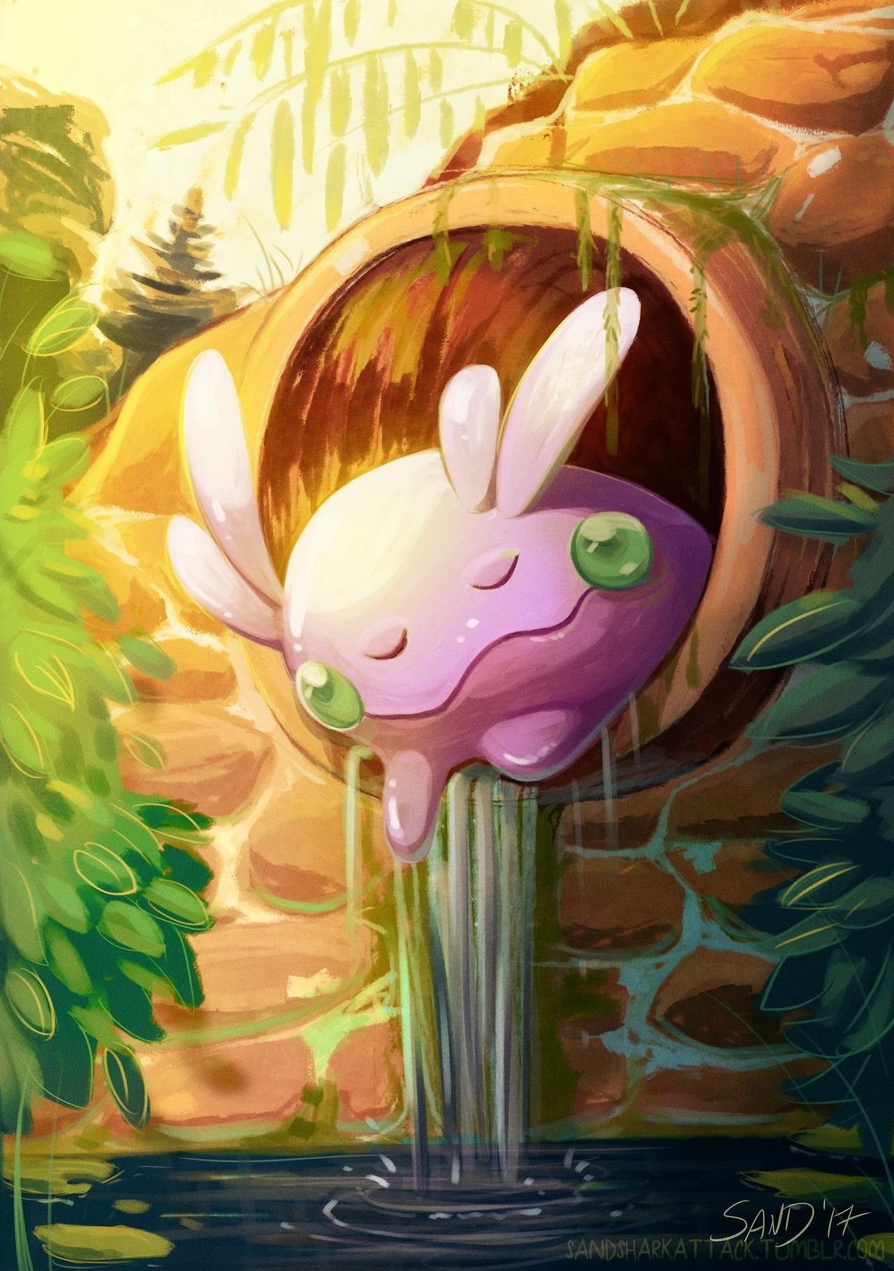 1280x1821 Goomy is snoozy zZz