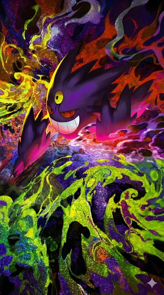 669x1200 Gengar wallpaper are unbeatable ✨️