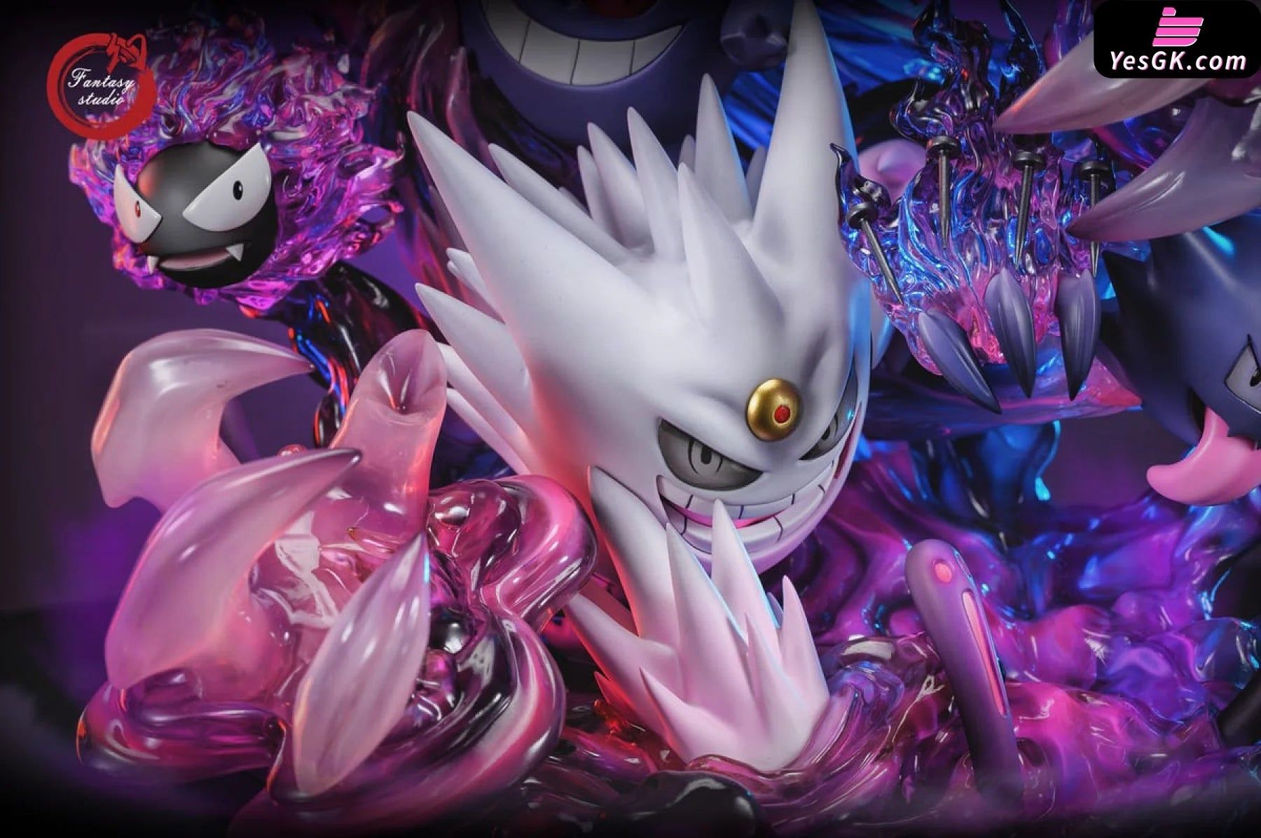 1800x1197 Pokémon Gengar Evolution Group GK Statue Studio