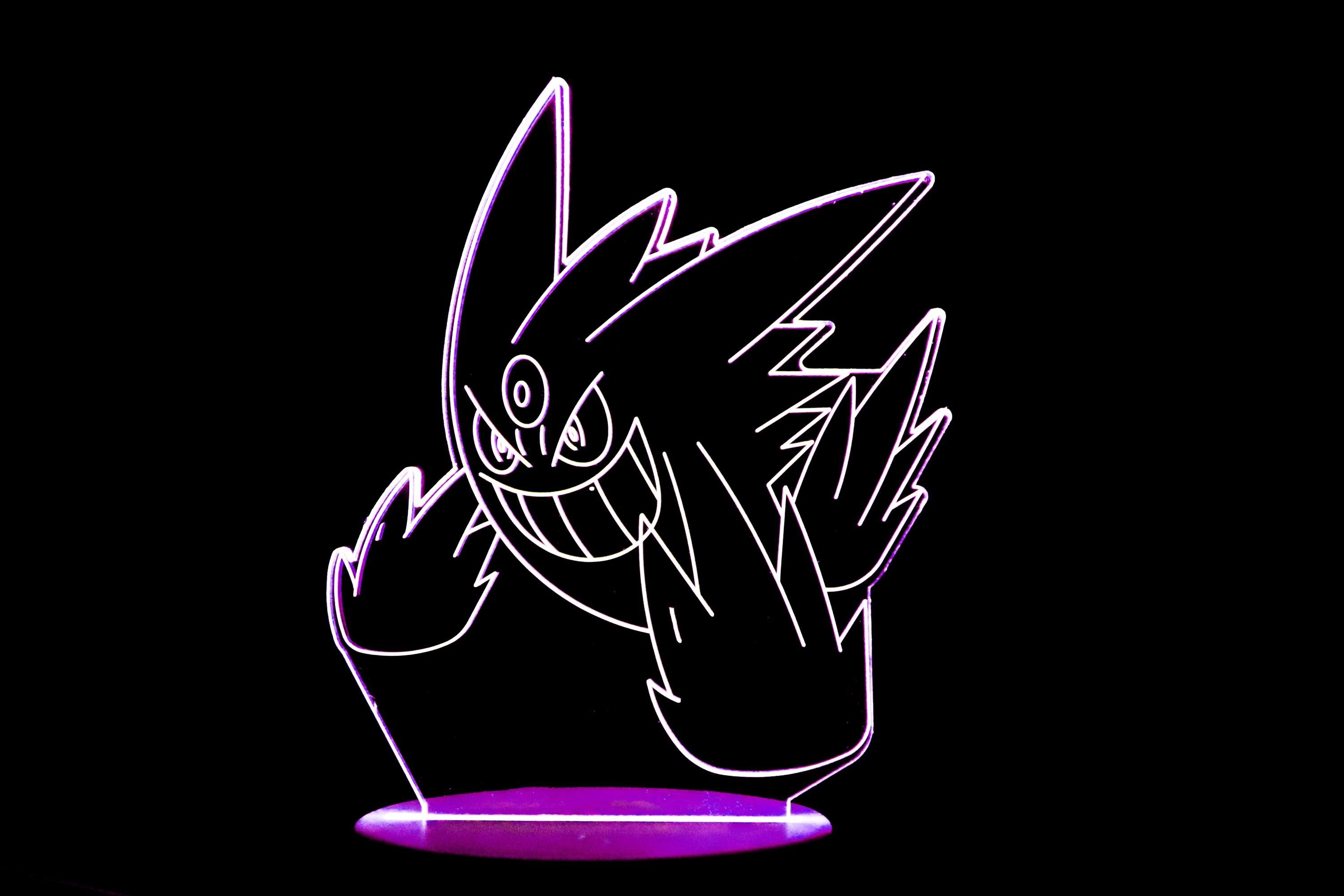 3000x2001 Mega Gengar Poster