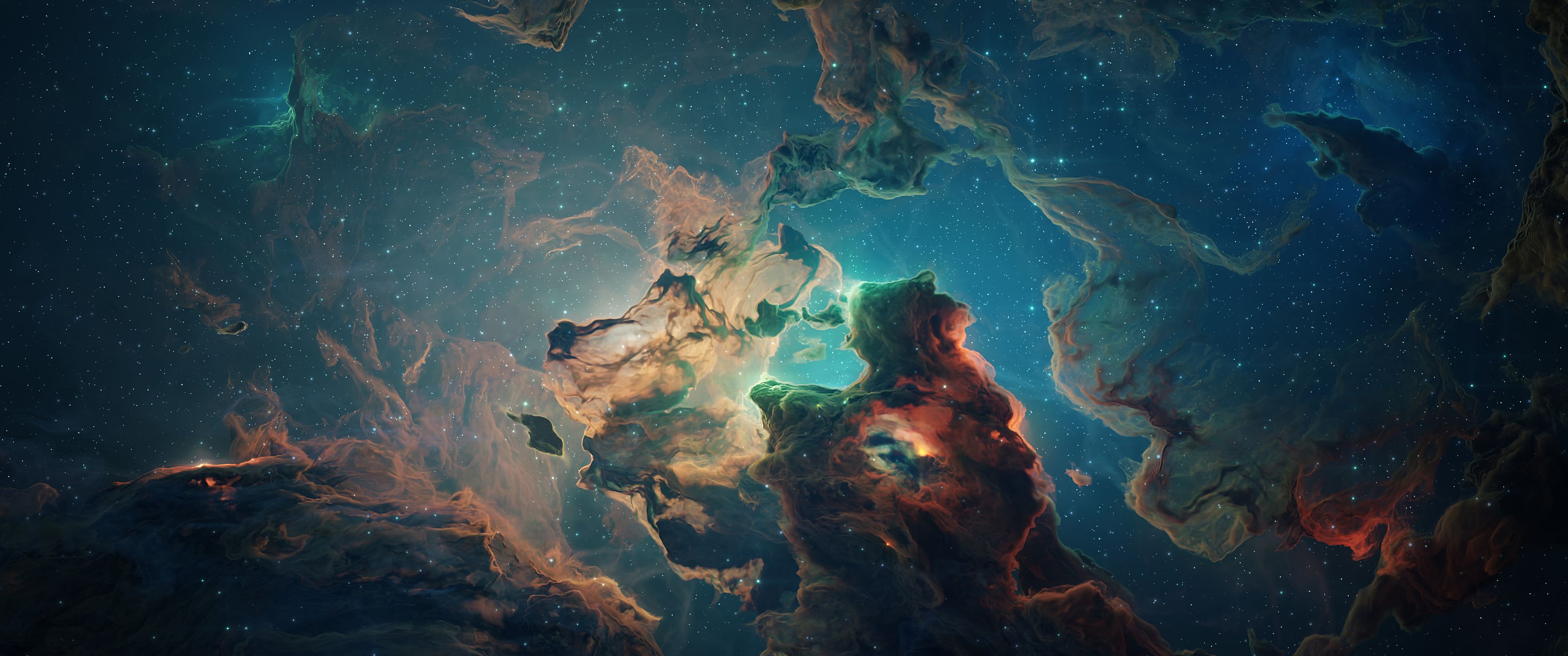 3440x1440 Space Galaxy Universe Digital Art Stars UltraWide Quad HD 1440P , HD 4k Wallpaper, Image, Background, Photos and Picture