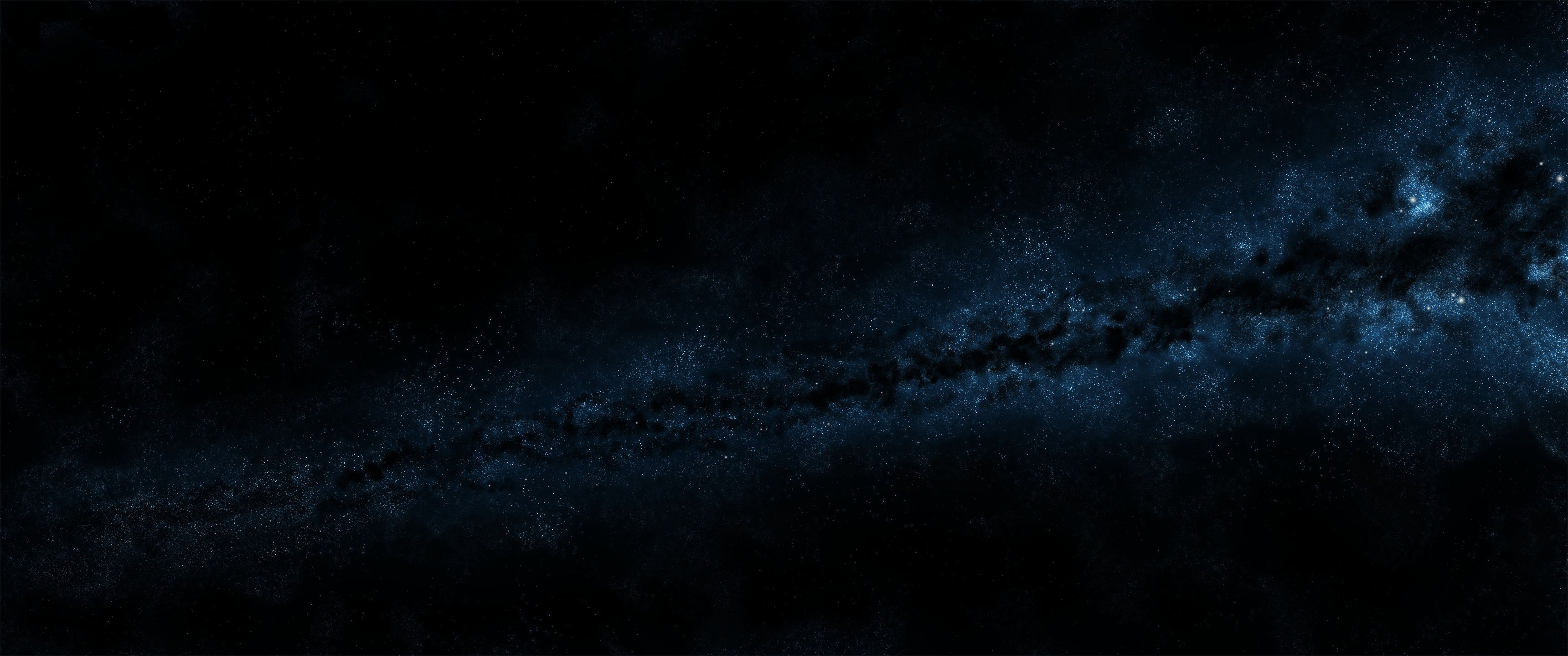 3440x1440 Blue Galaxy 21:9 [3440 x 1440]