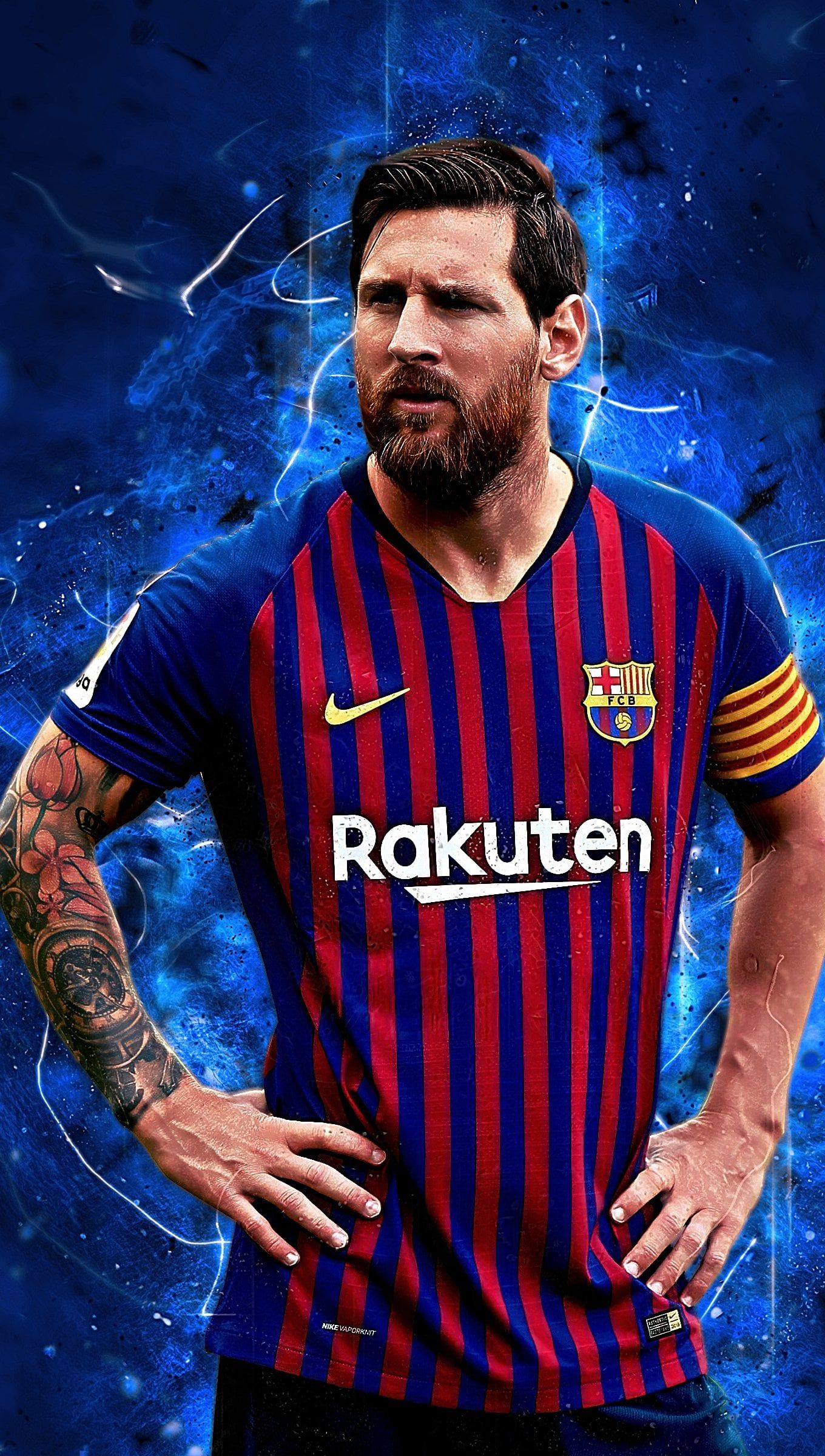 1360x2400 Messi Barcelona Jersey Wallpaper Lionel Messi Barcelona Wallpaper 4K For IPhone And Mobile Phone ID