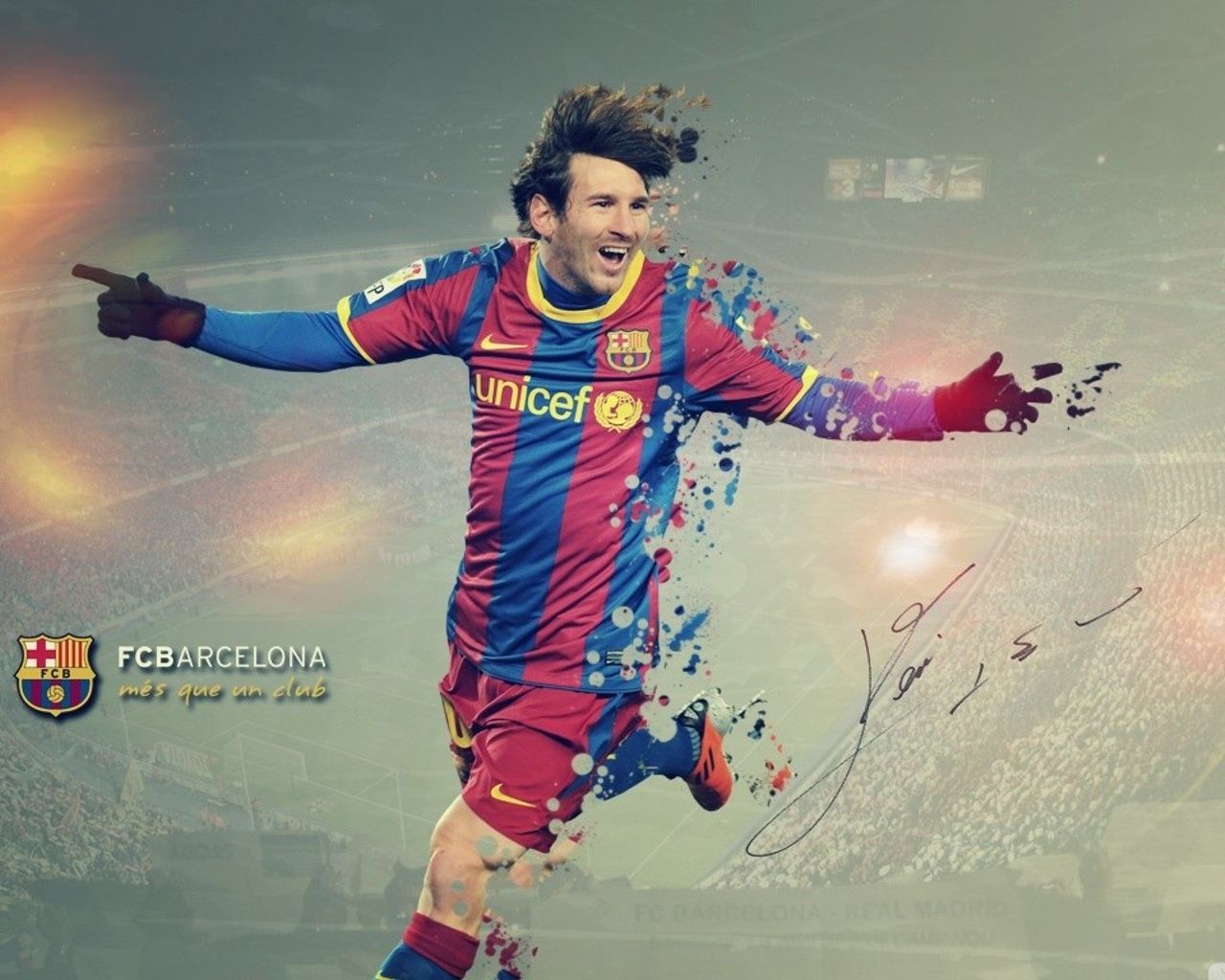 1280x1024 Lionel Messi FCB Wallpaper, 1280x1024 Resolution HD 4k Wallpaper, Image, Background, Photos and Picture