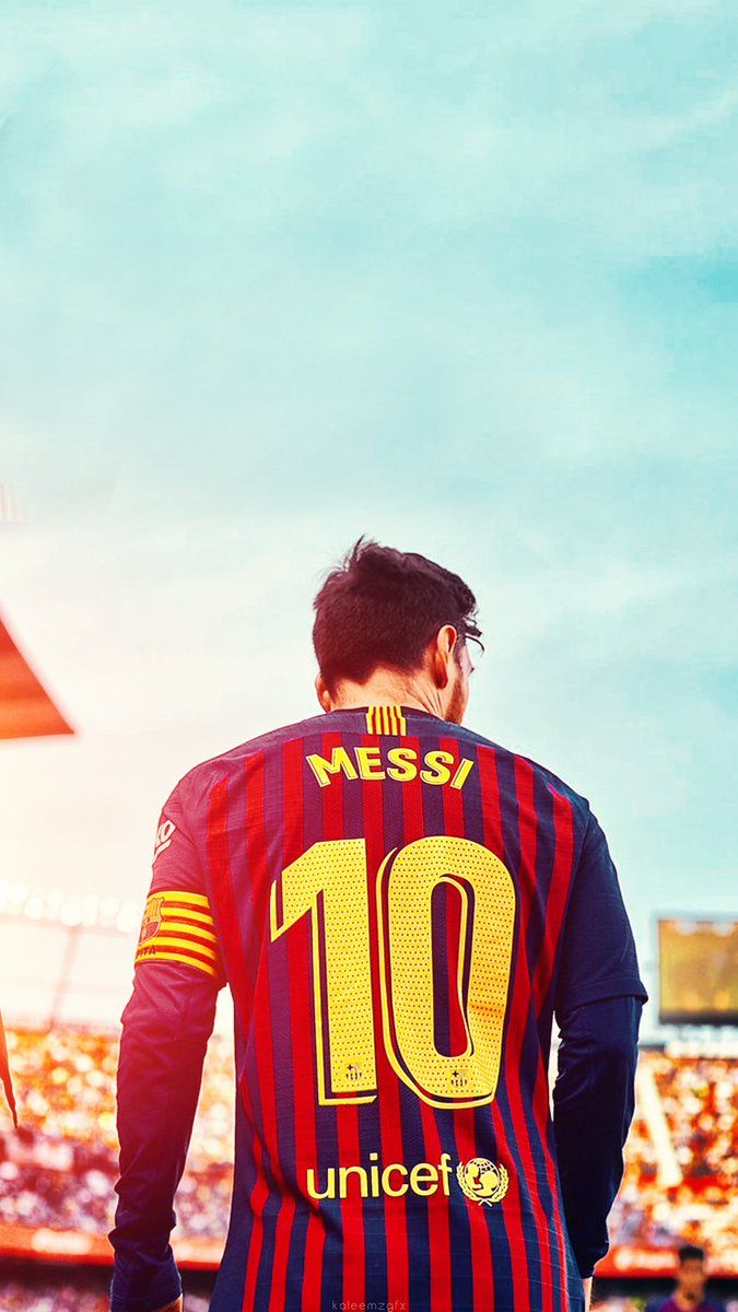 675x1200 Messi Barcelona Jersey Wallpaper Barcelona Messi Wallpaper