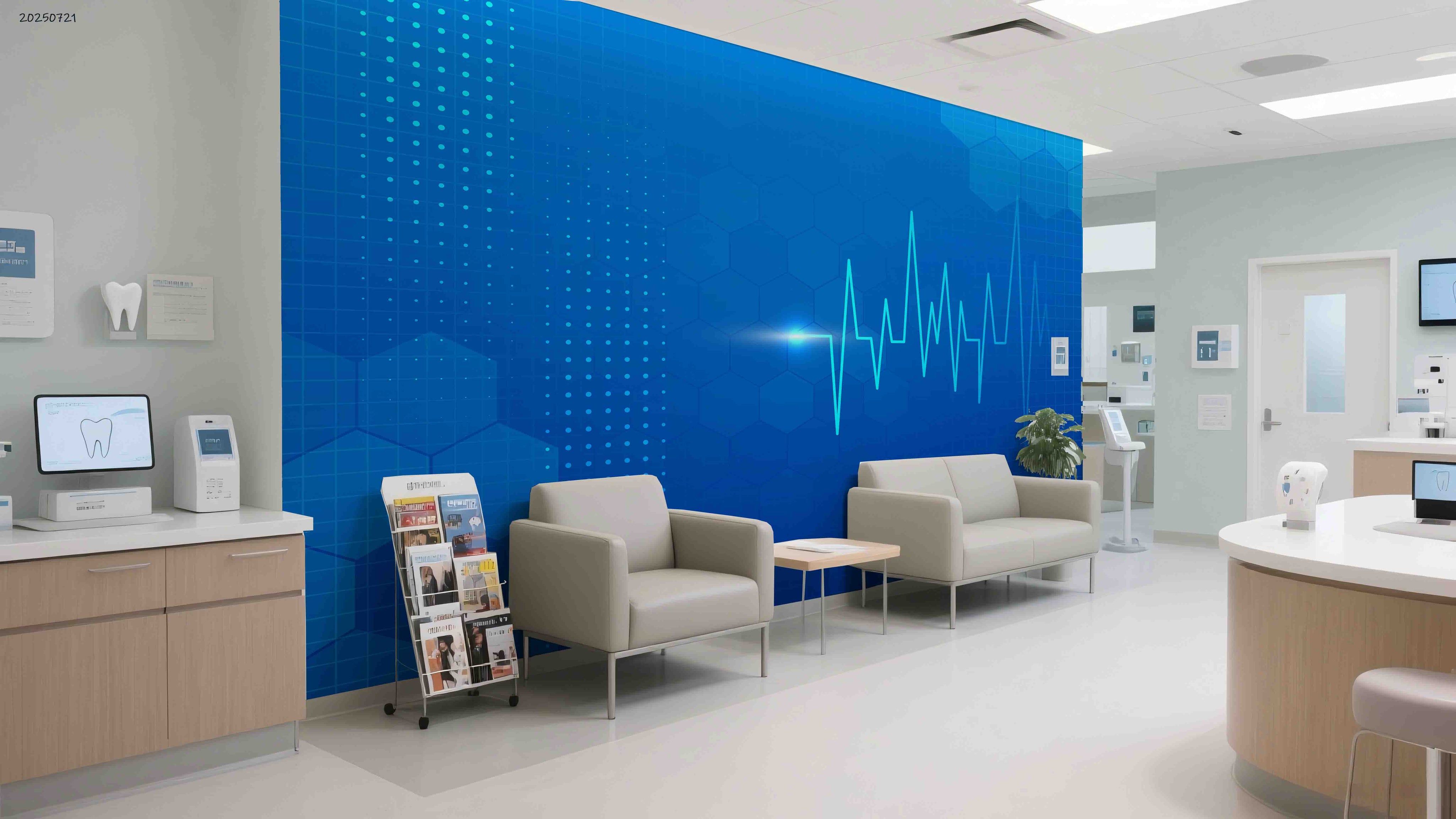 4100x2306 3D Clinic Hospital Rehabilitation Center Medical Healthcare Wallpaper