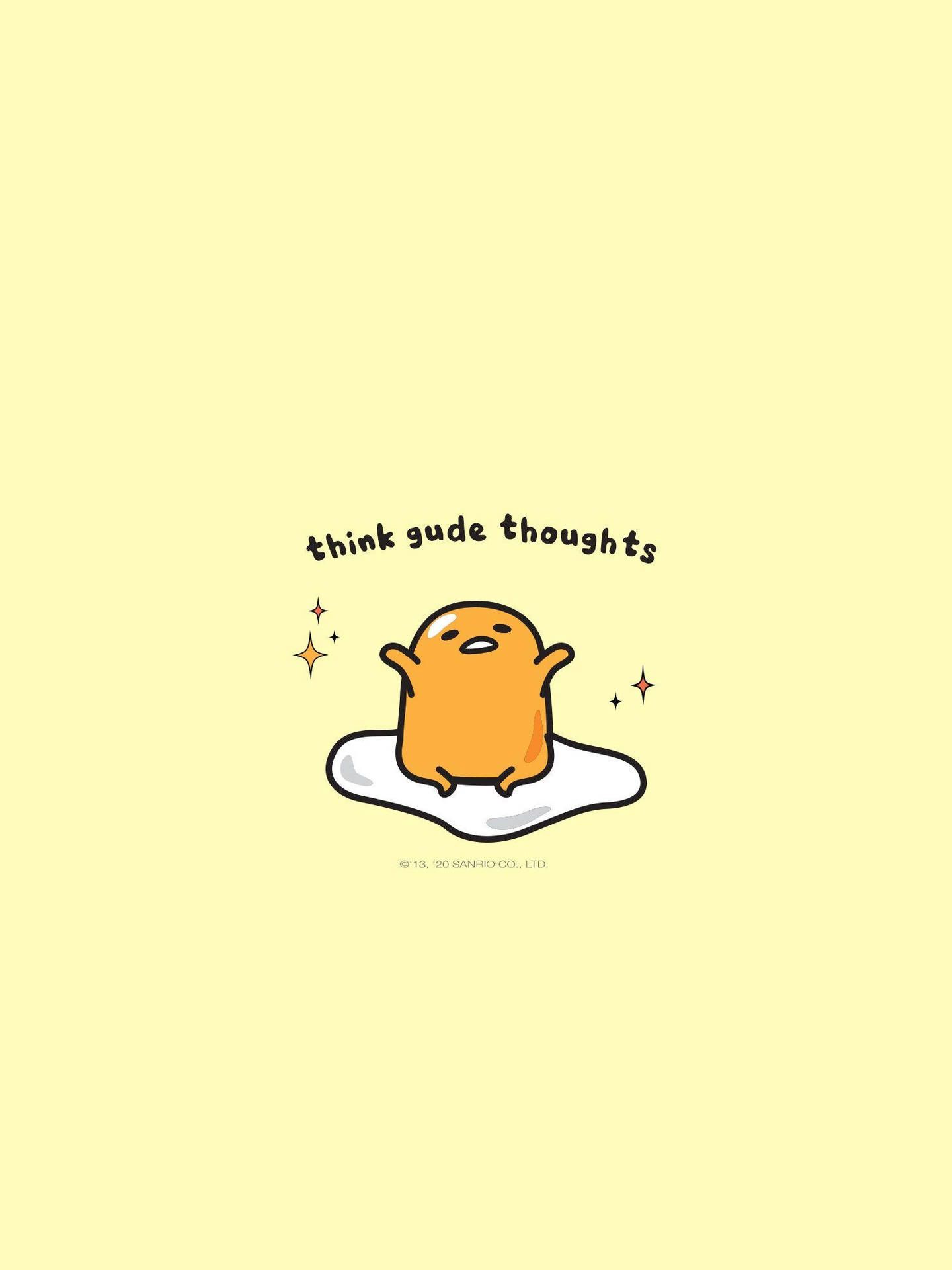 1440x1920 A Simple Yet Cozy Gudetama Aesthetic Wallpaper