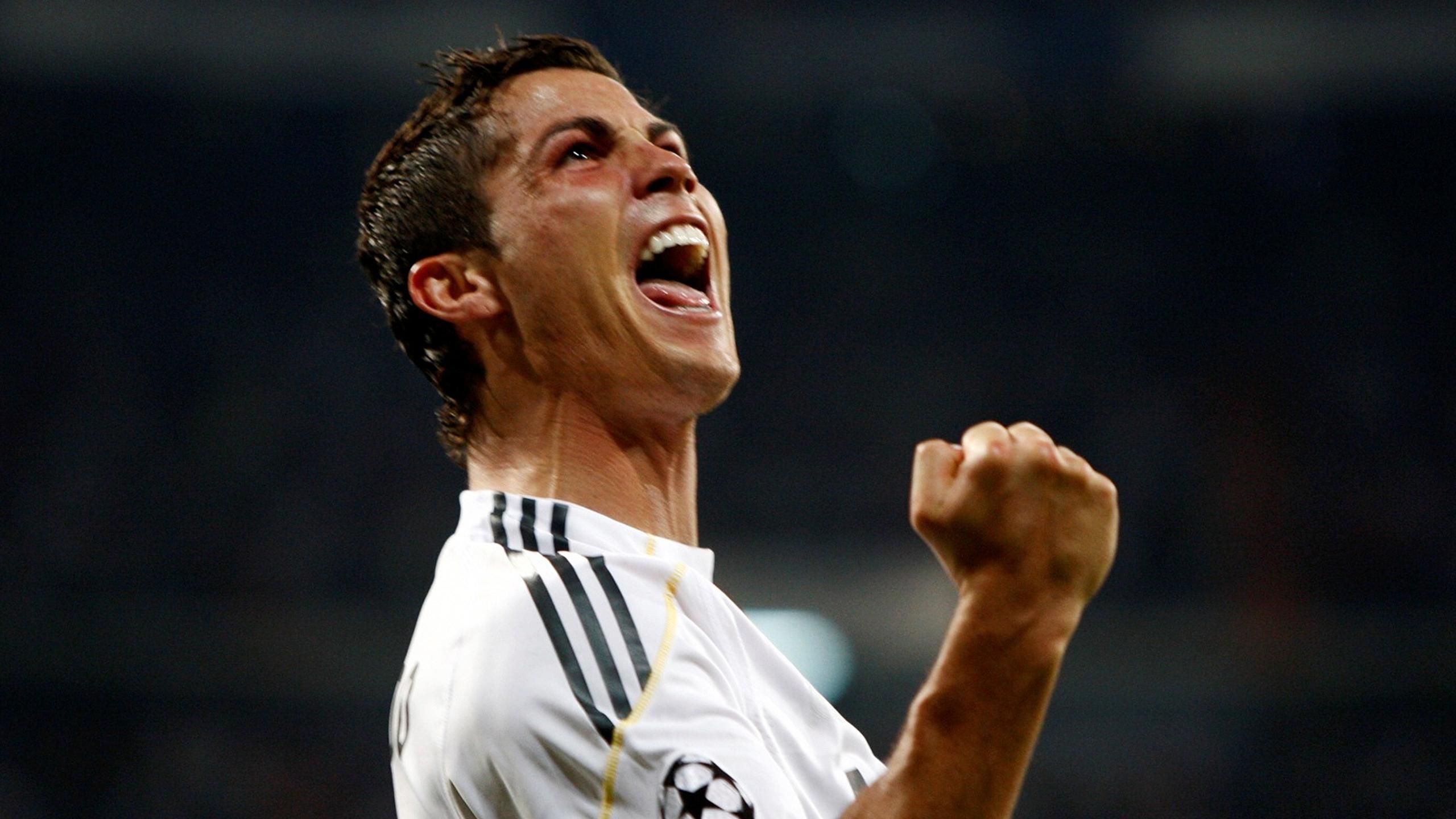 2560x1440 Ronaldo Screaming Goal Cristiano Ronaldo Celebrates His Goal For Portugal During The 2006