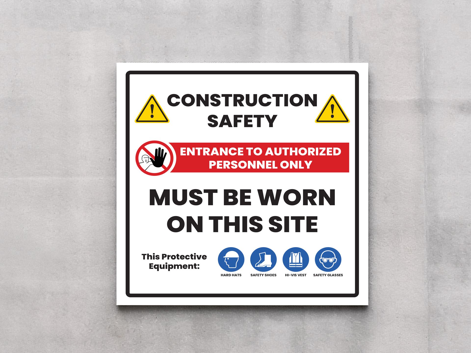 1920x1440 Construction Signs for Jobsite, Safety & Company Advertising