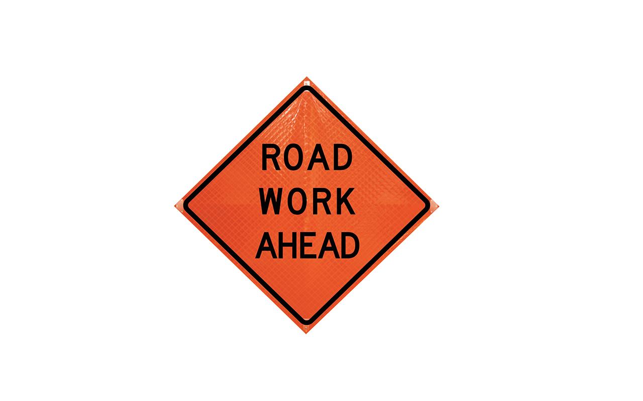 1280x800 Road Work Ahead Roll Up Sign Safety Supply Company