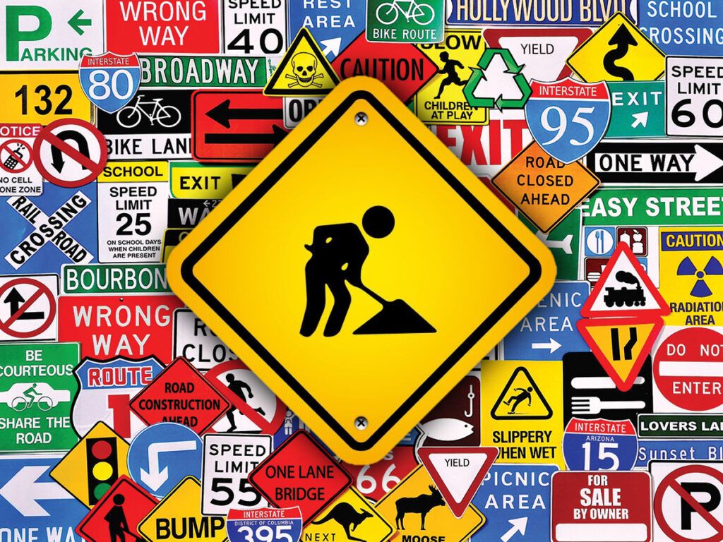 1024x768 Traffic signs
